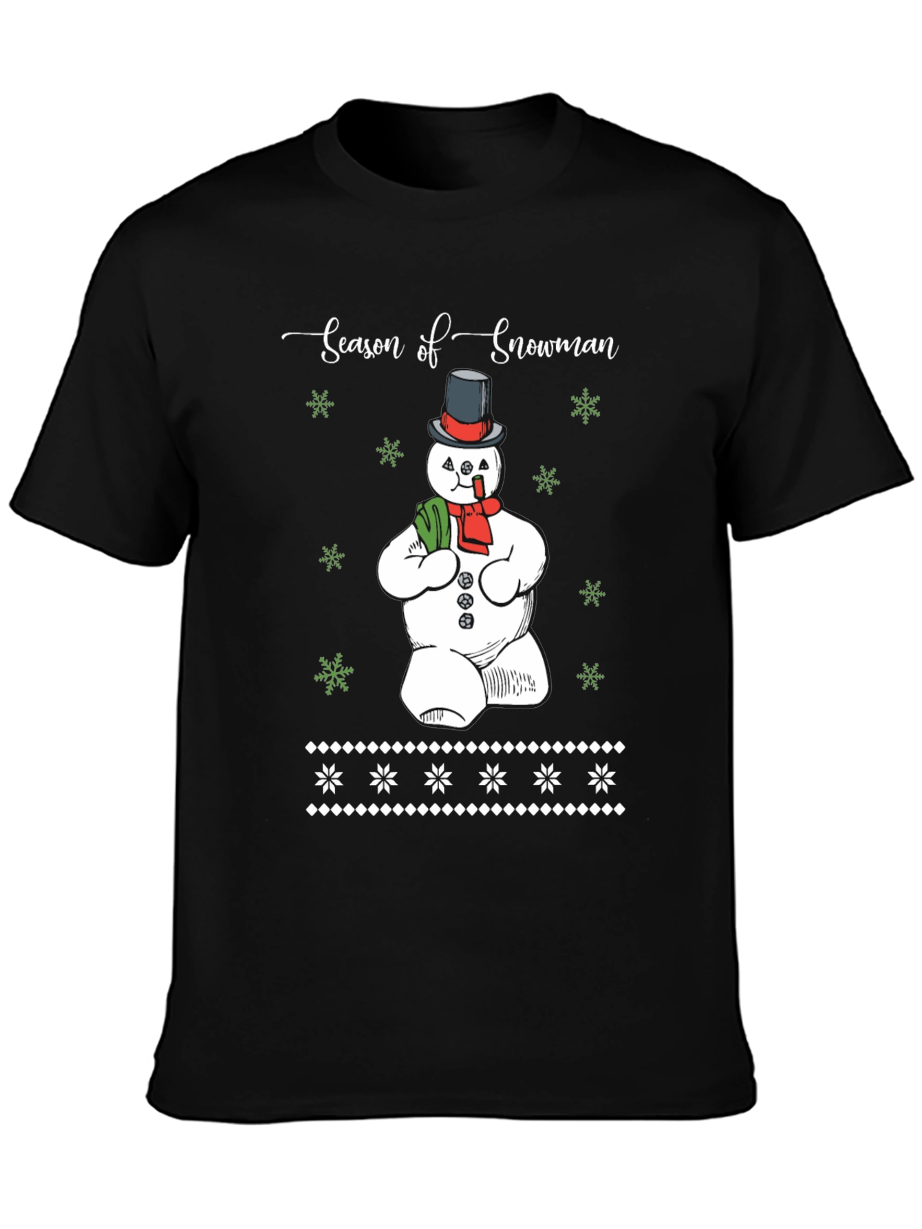 Season of Snowman Graphic T-Shirt