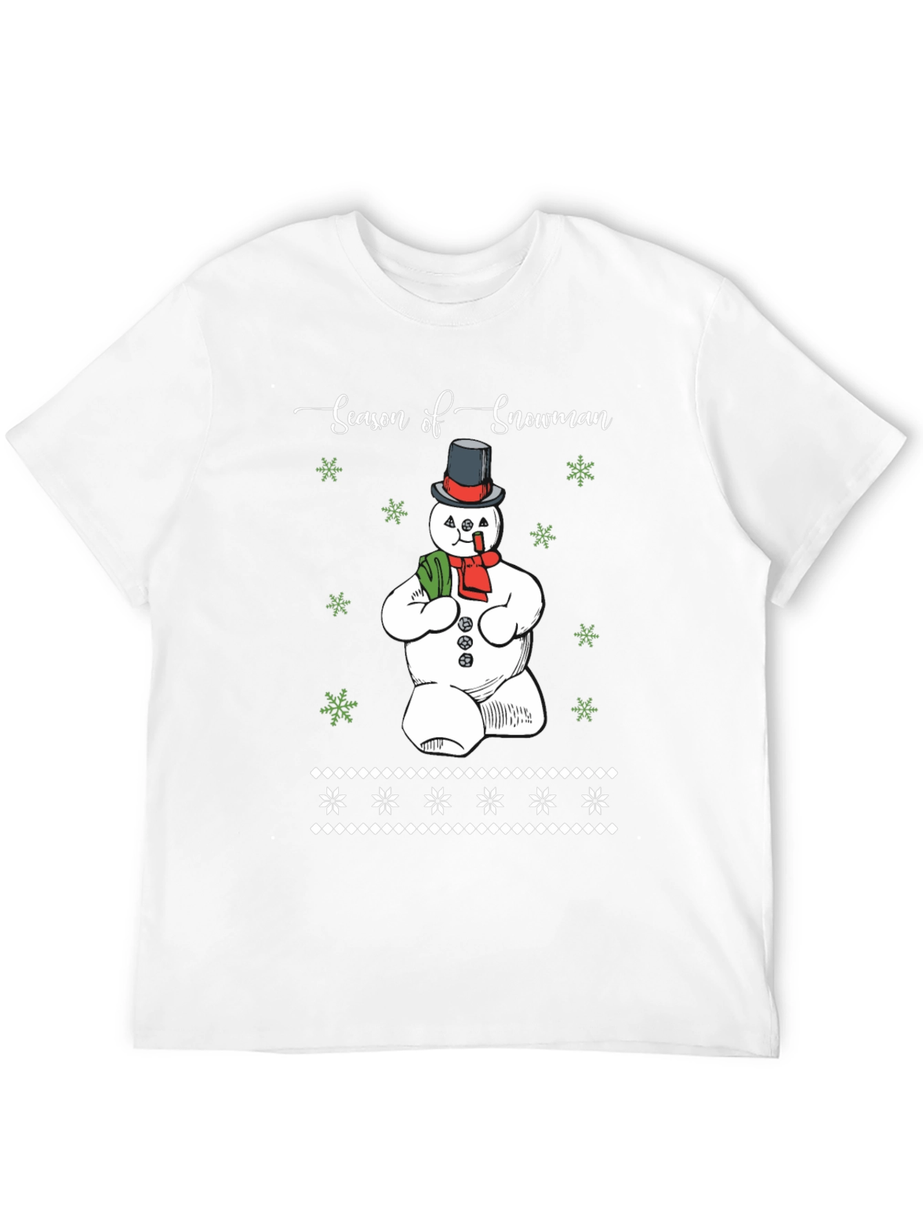 Season of Snowman Graphic T-Shirt