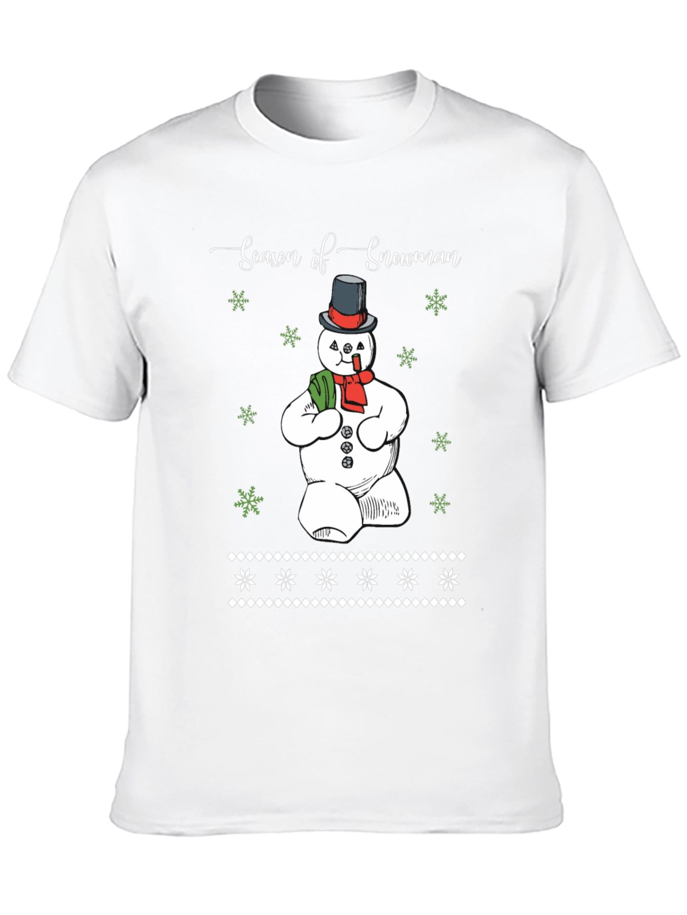 Season of Snowman Graphic T-Shirt