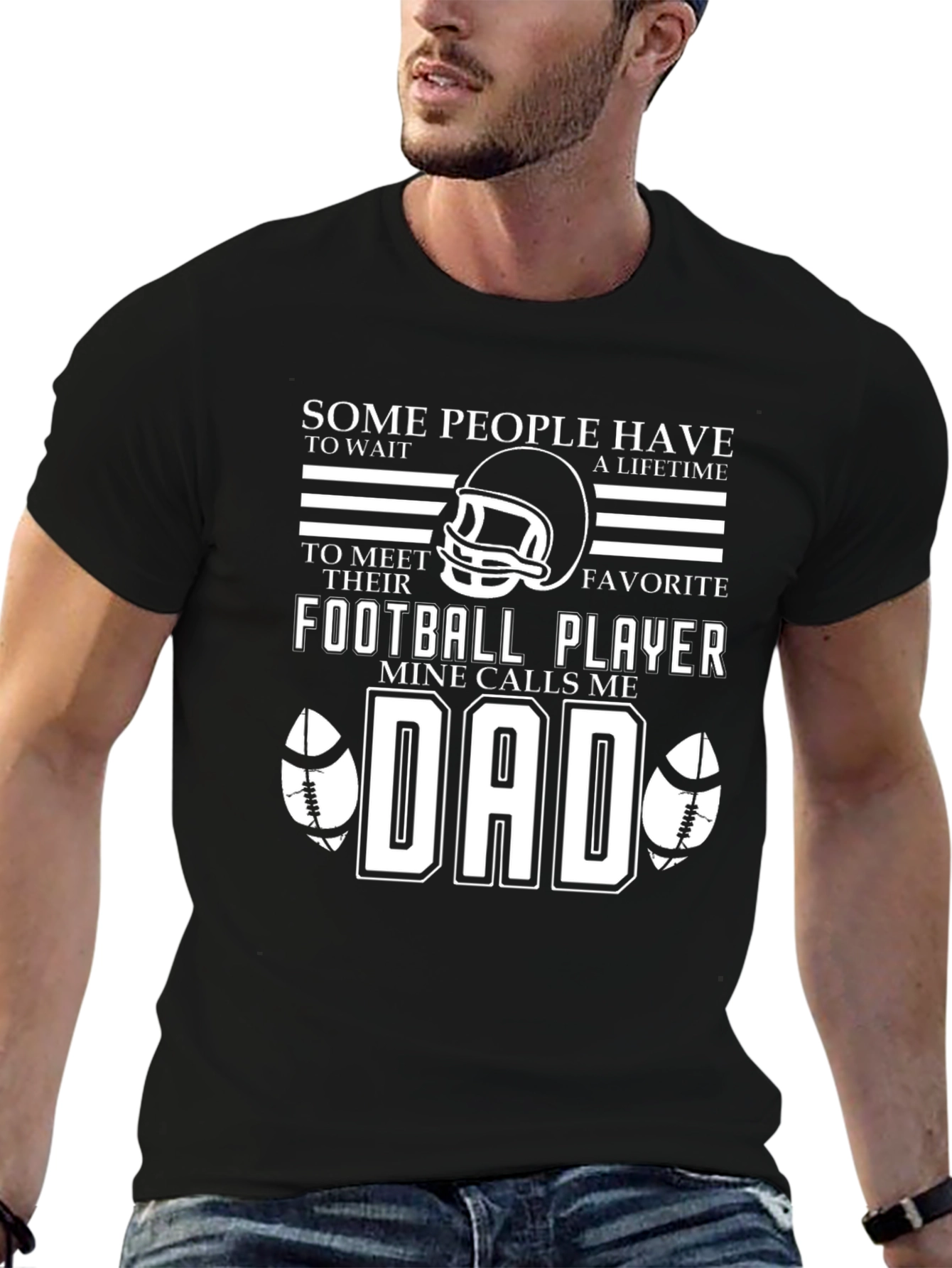 Football Dad T-Shirt - Gift for Father