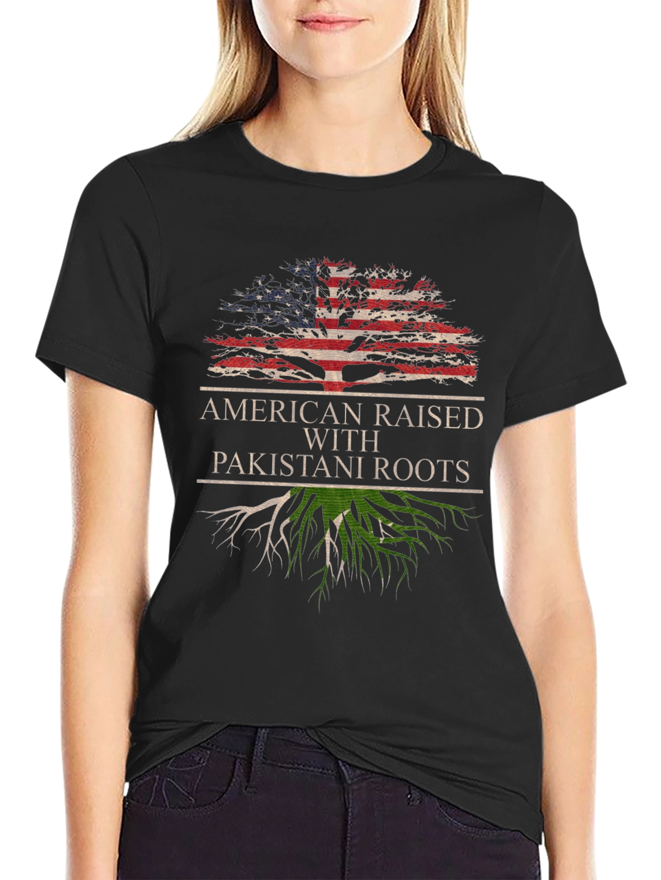 American Raised with Pakistani Roots T-Shirt