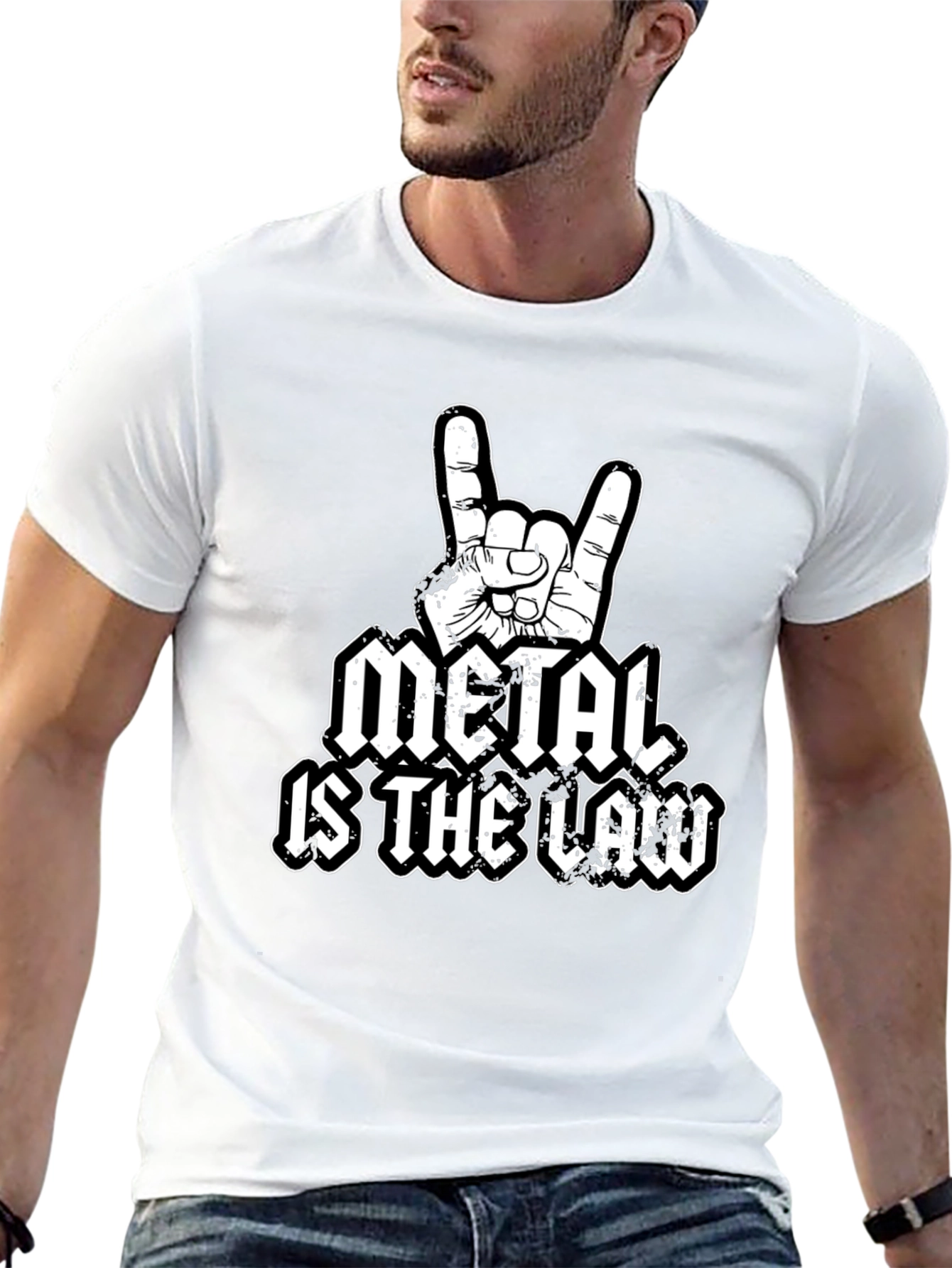 Metal Is The Law Graphic Tee