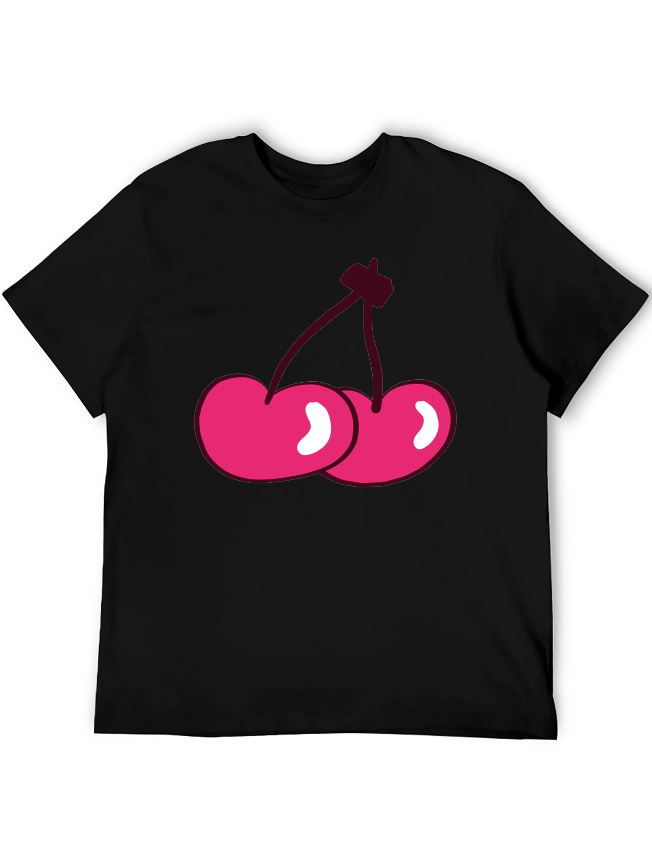 Cherry Graphic Tee - Casual Comfort