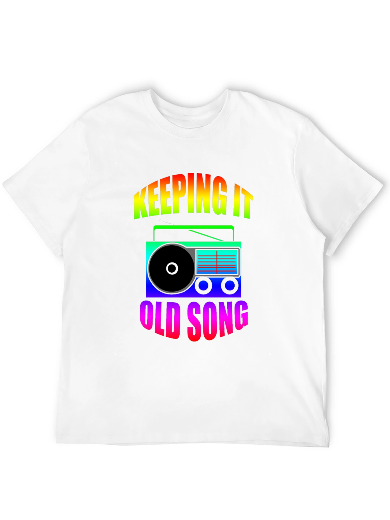 Retro Radio Graphic T-Shirt - Keeping It Old School