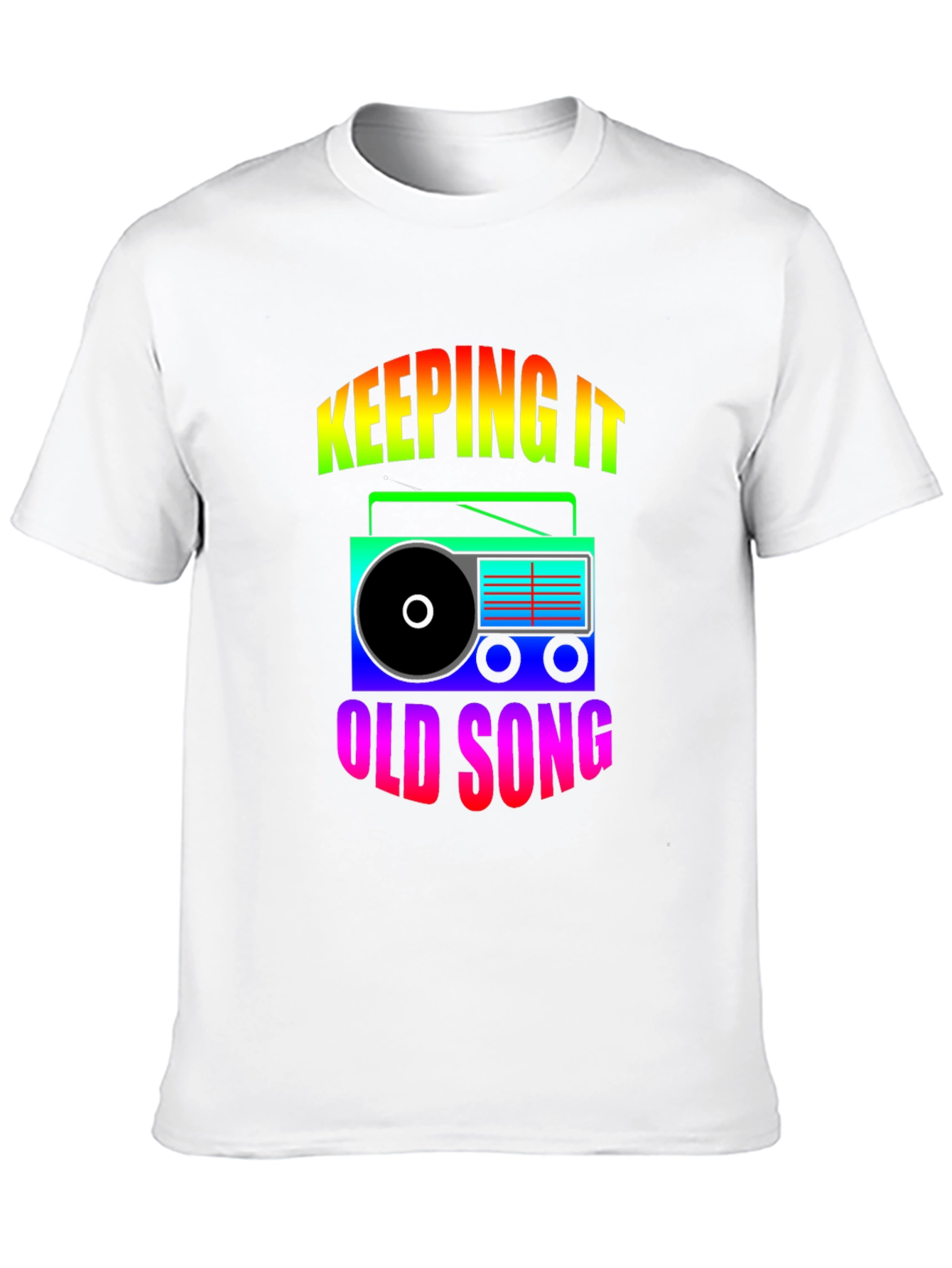 Retro Radio Graphic T-Shirt - Keeping It Old School
