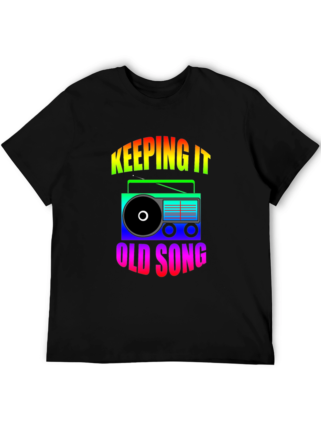 Retro Radio Graphic T-Shirt - Keeping It Old School