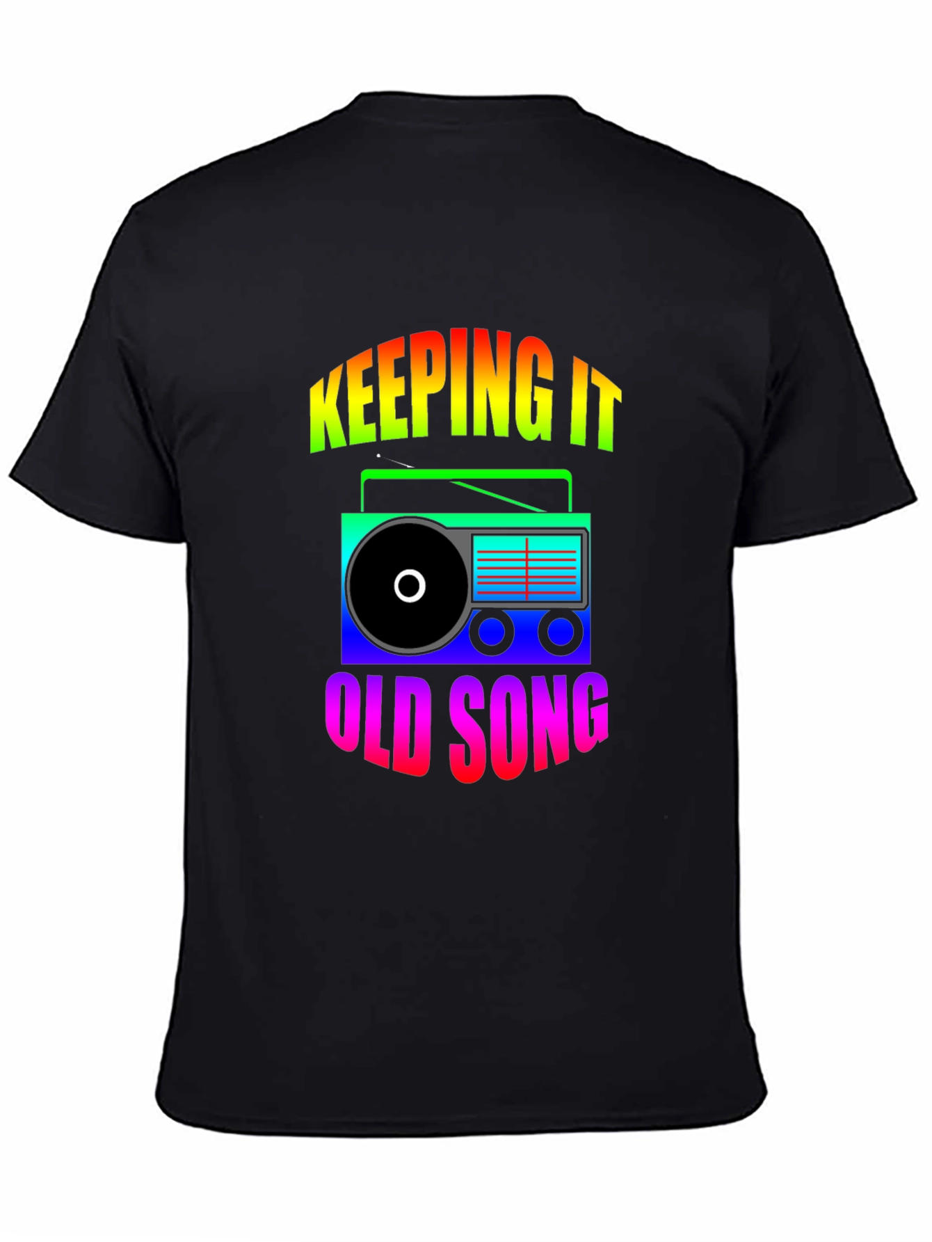 Retro Radio Graphic T-Shirt - Keeping It Old School
