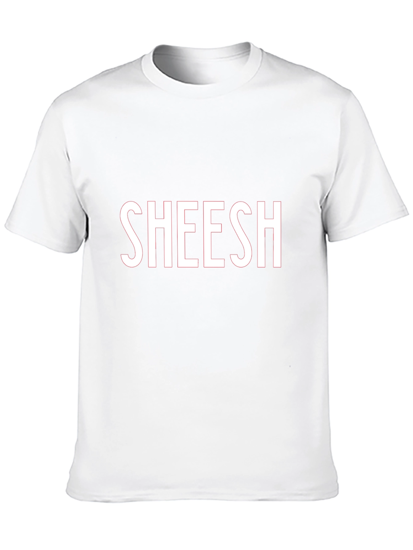 Sheesh Graphic Tee - Trendy Black T-Shirt