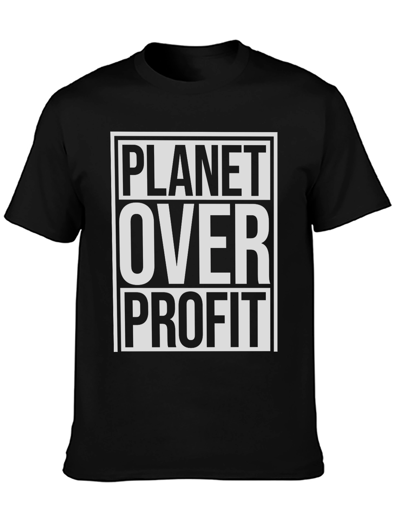 Planet Over Profit T-Shirt - Eco Friendly Tee