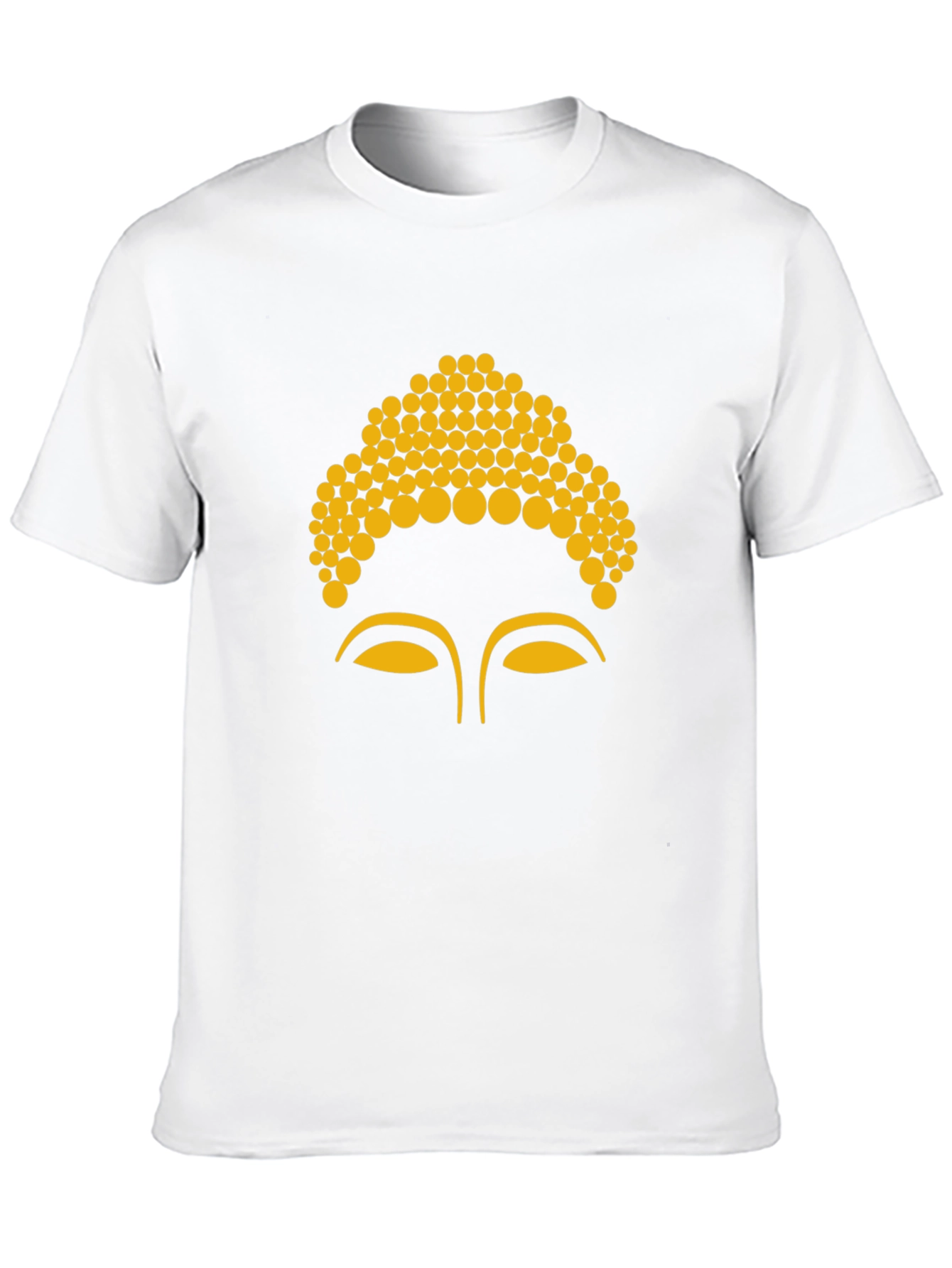 Buddha Face Graphic Tee - Black