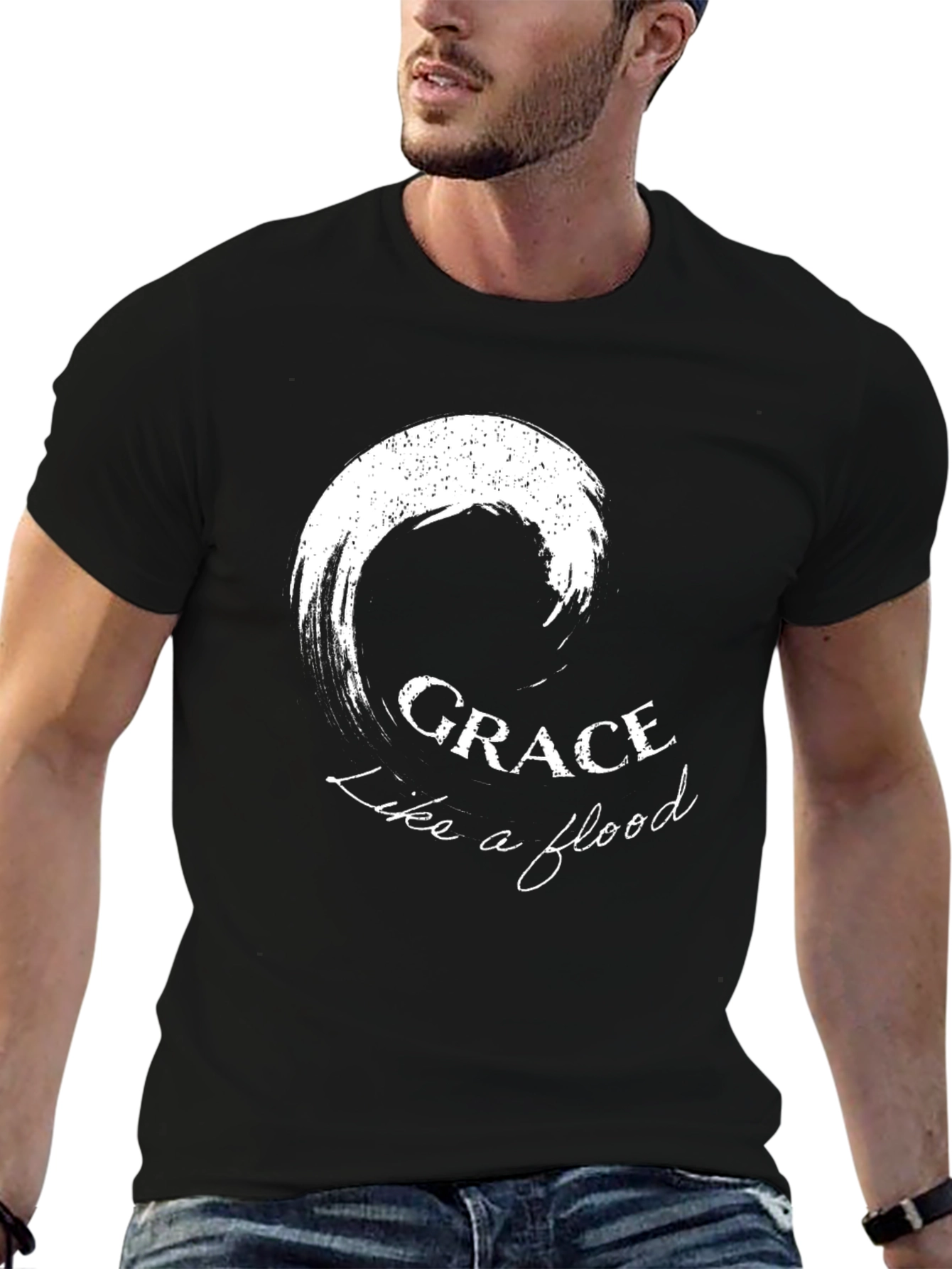 Grace Like A Flood Black T-Shirt