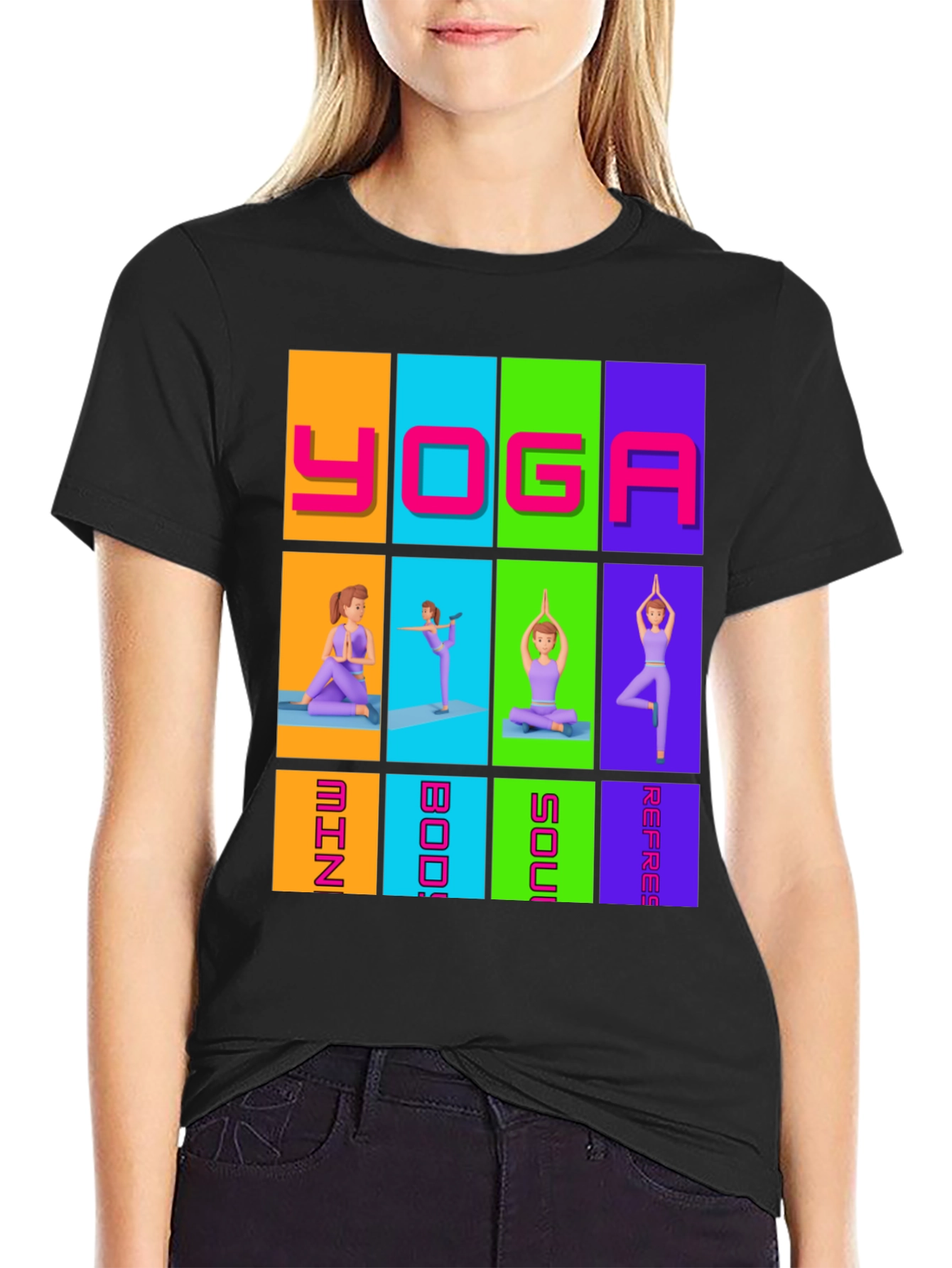 Yoga Mind Body Soul T-Shirt