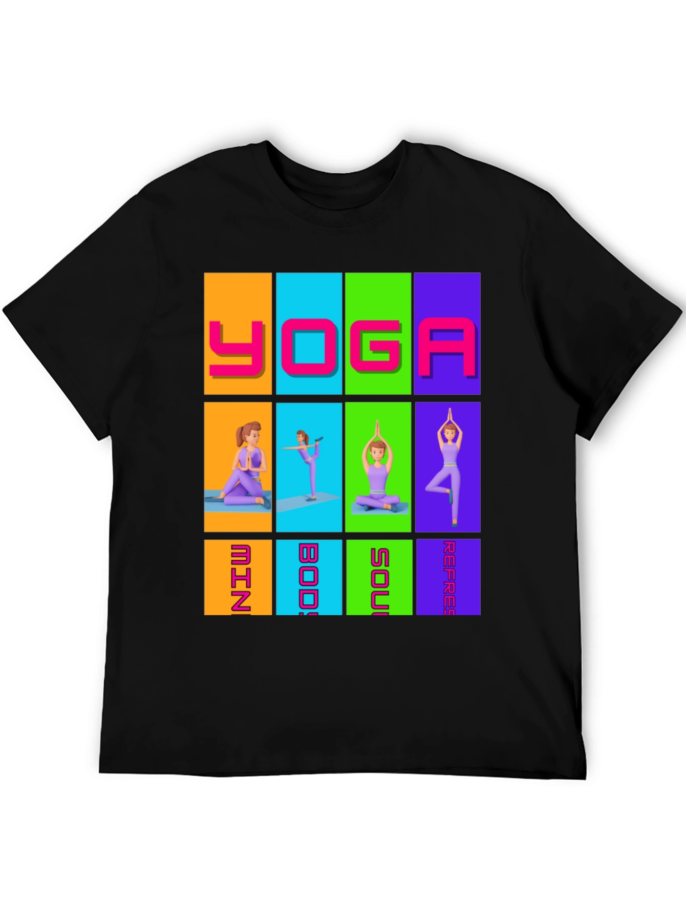 Yoga Mind Body Soul T-Shirt