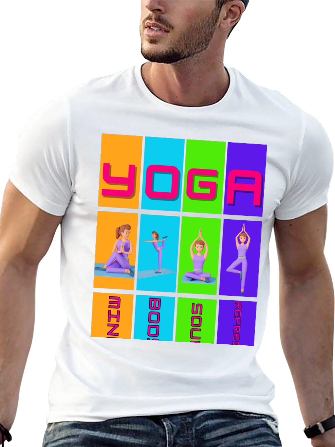 Yoga Mind Body Soul T-Shirt