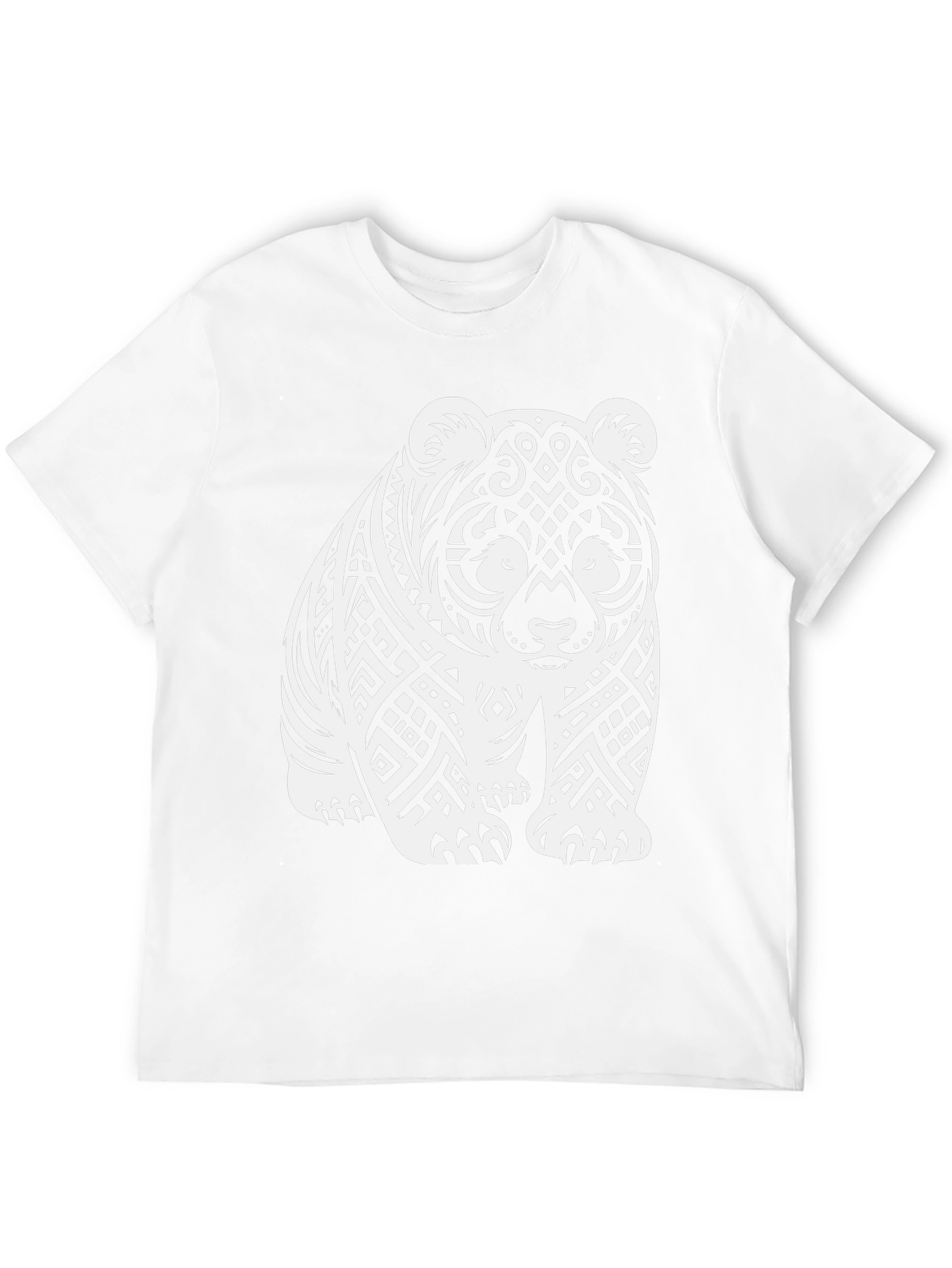 Tribal Panda T-Shirt - Black