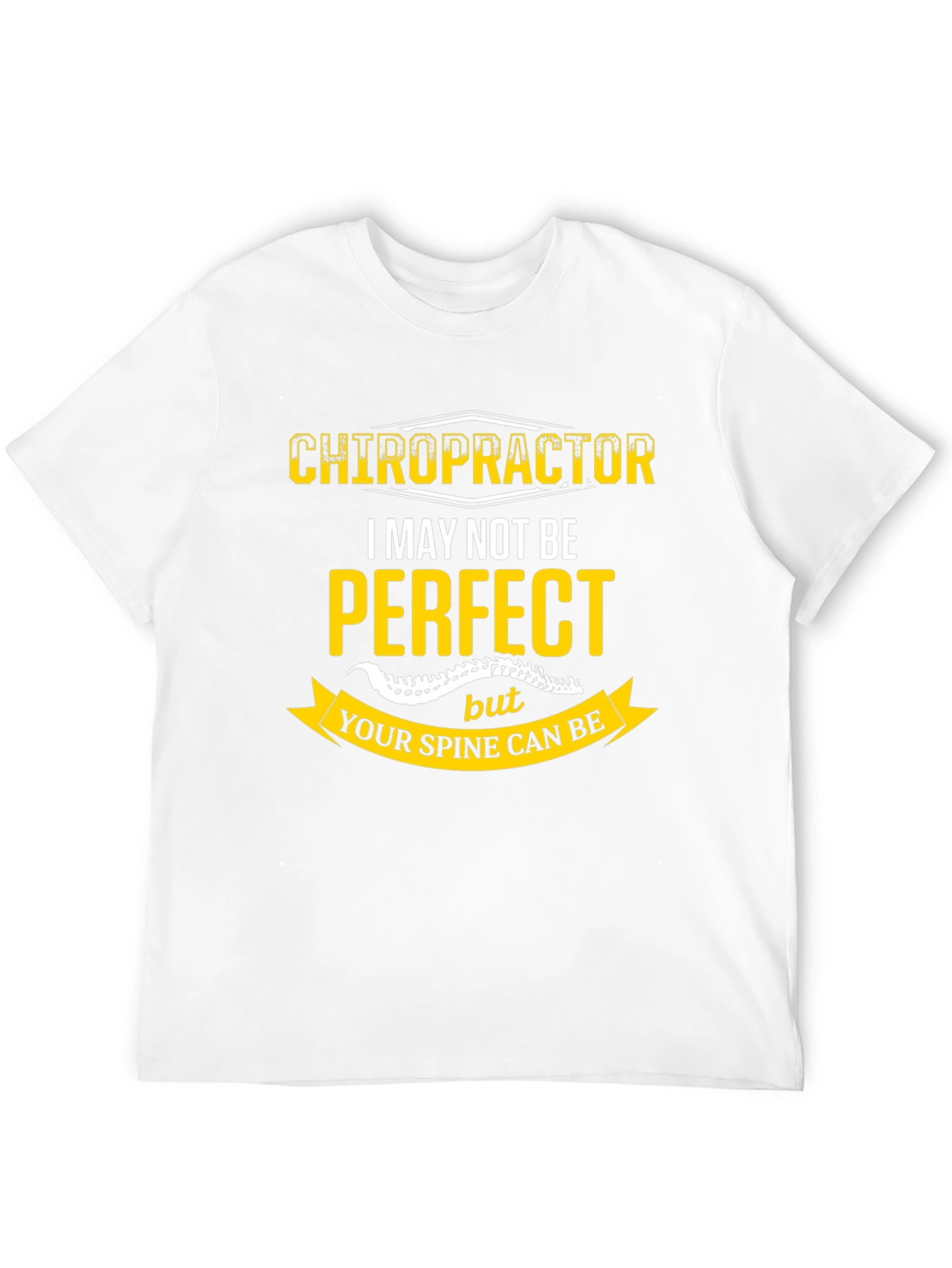 Chiropractor Perfect Spine Black T-Shirt