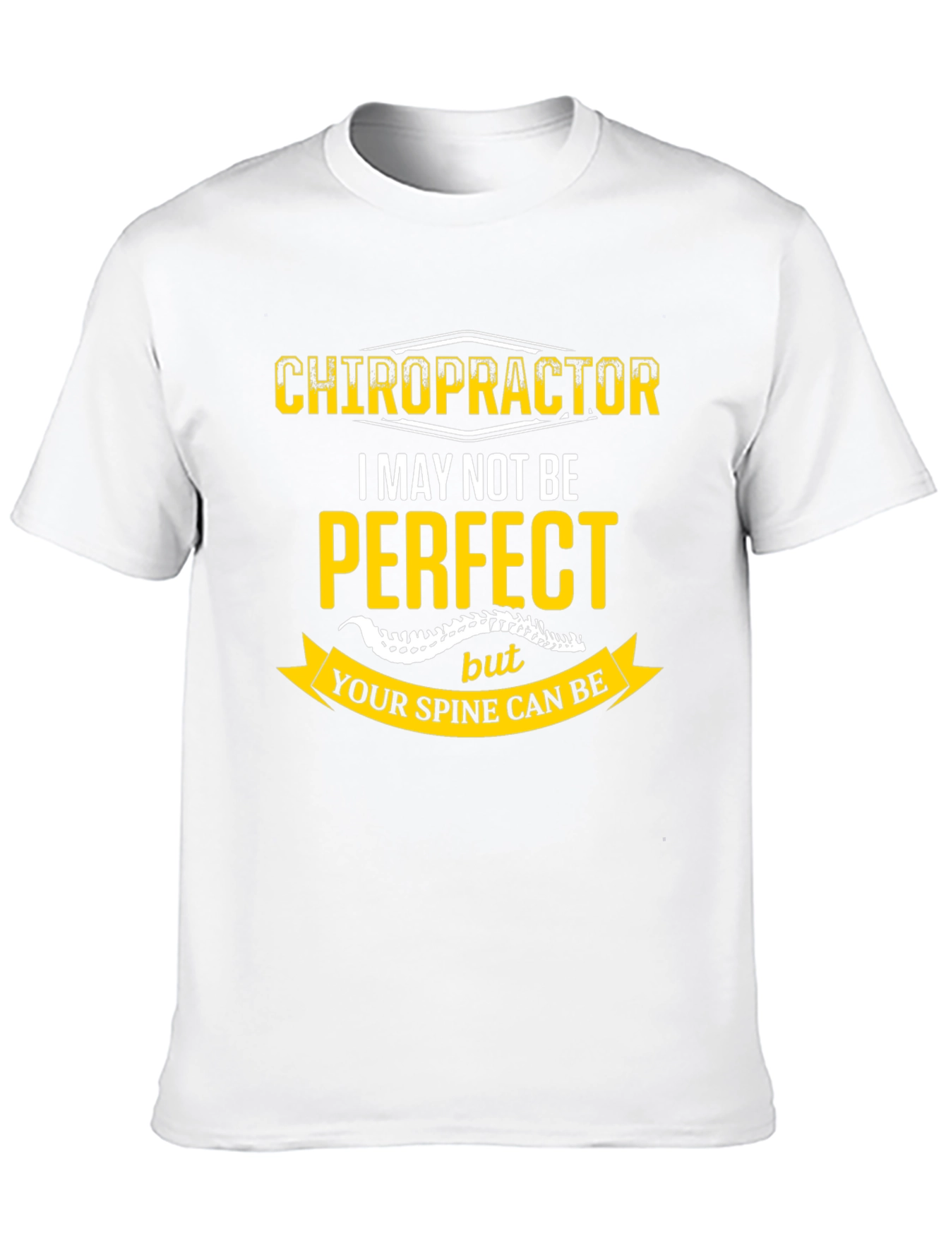 Chiropractor Perfect Spine Black T-Shirt
