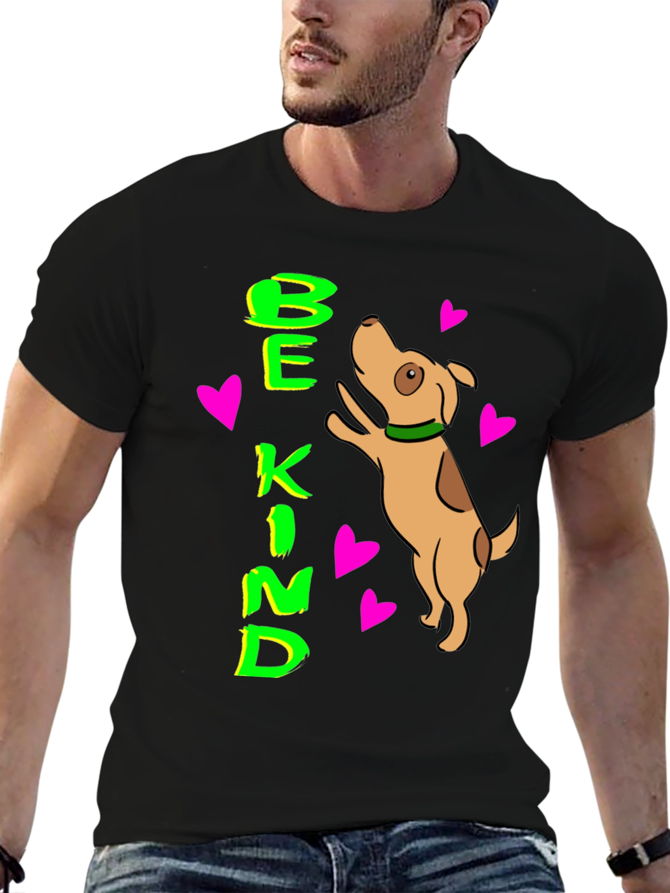 Be Kind Dog Lover T-Shirt Cute Pet Design
