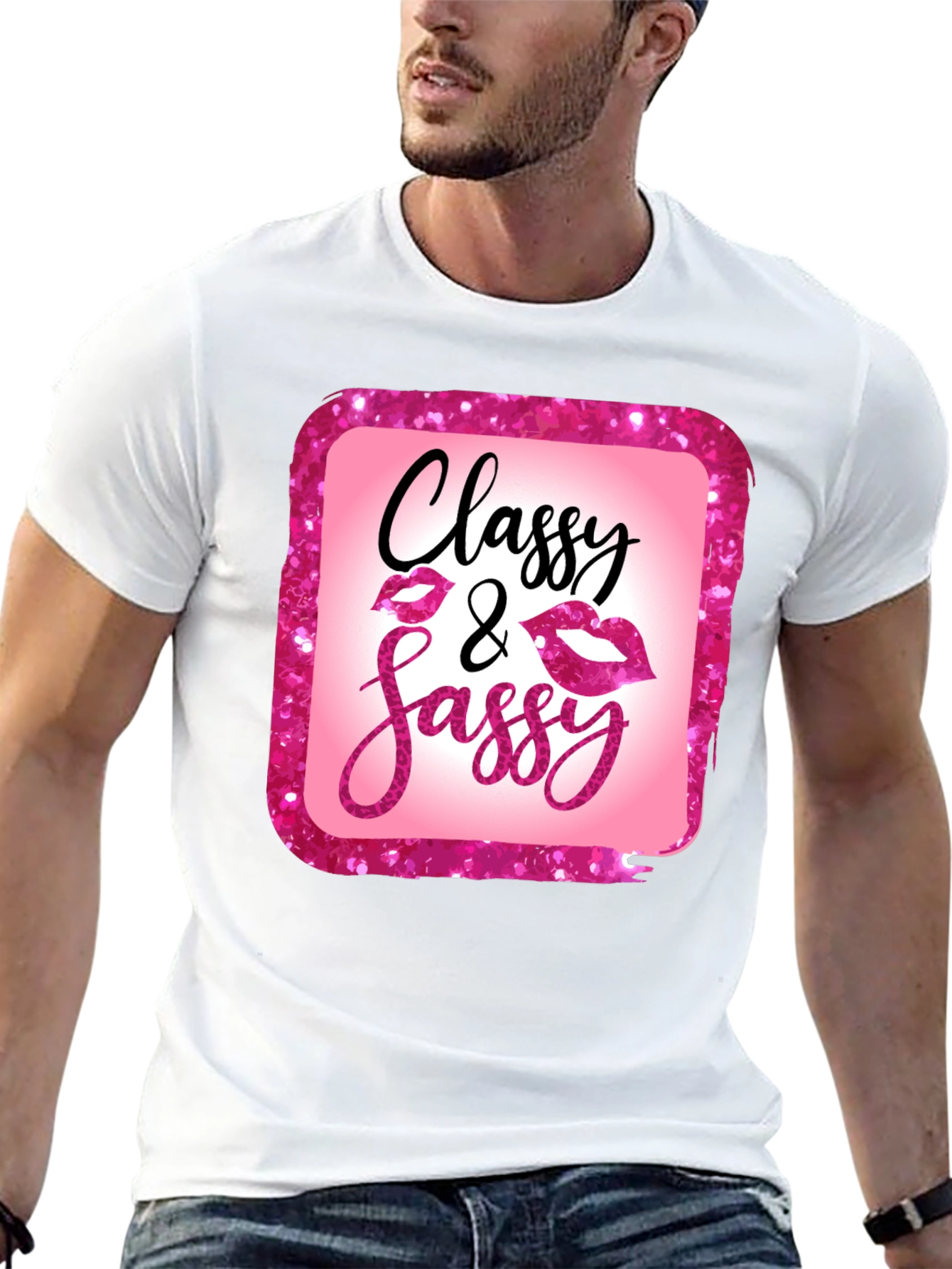 Classy & Sassy Graphic Tee - Trendy Womens T-Shirt