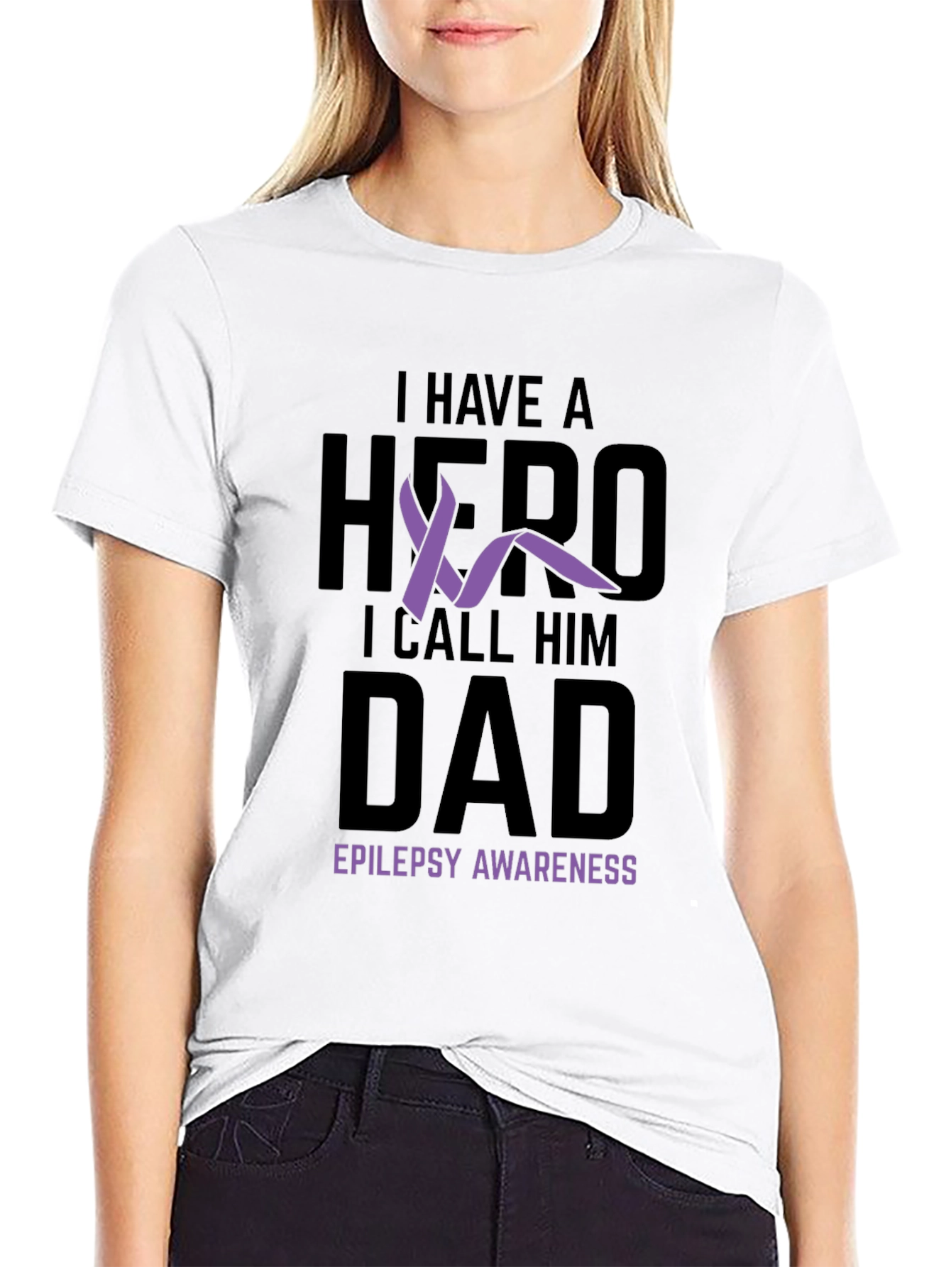 Epilepsy Awareness Hero Dad T-Shirt