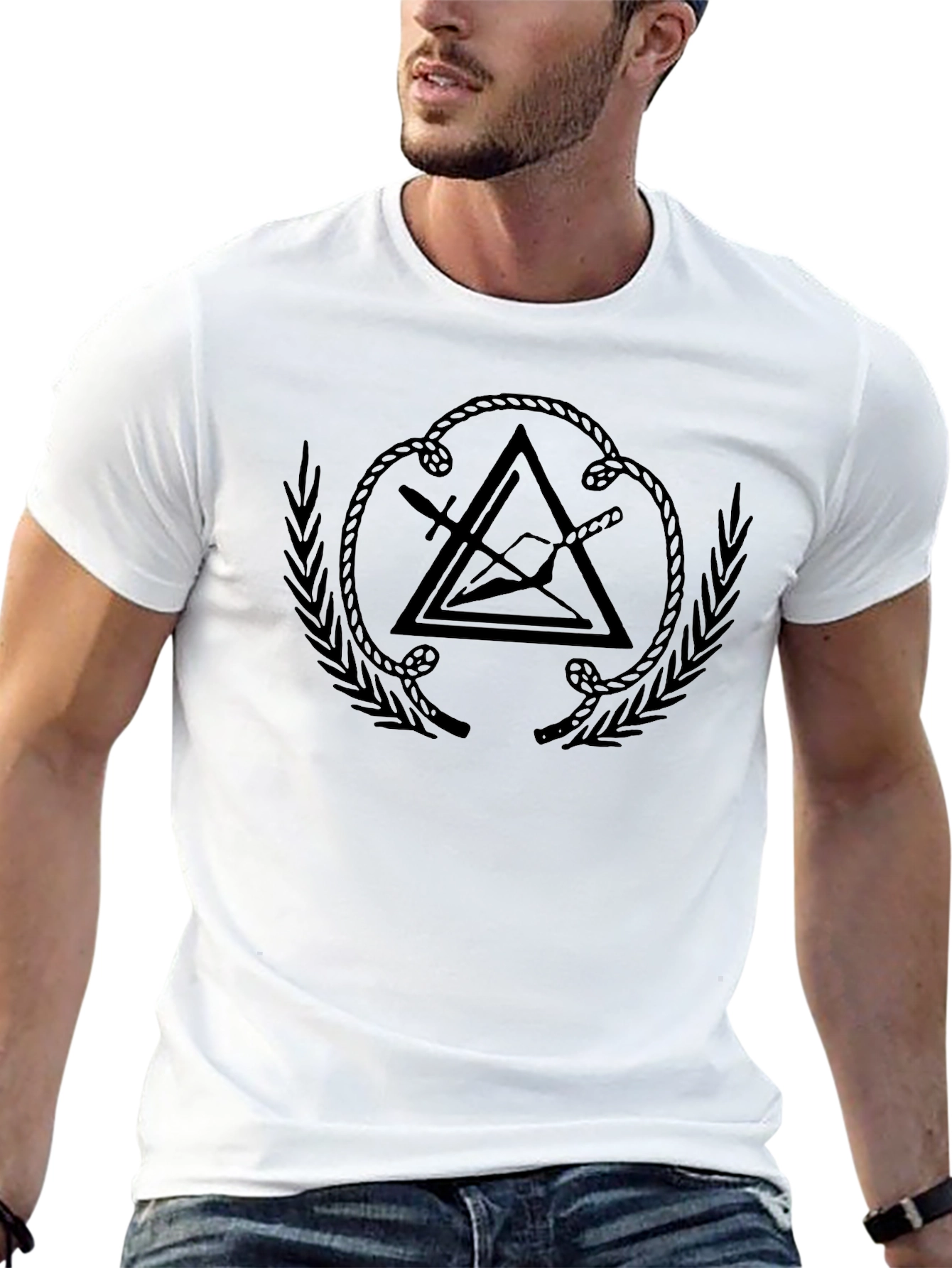 Emblem Graphic Black T-Shirt