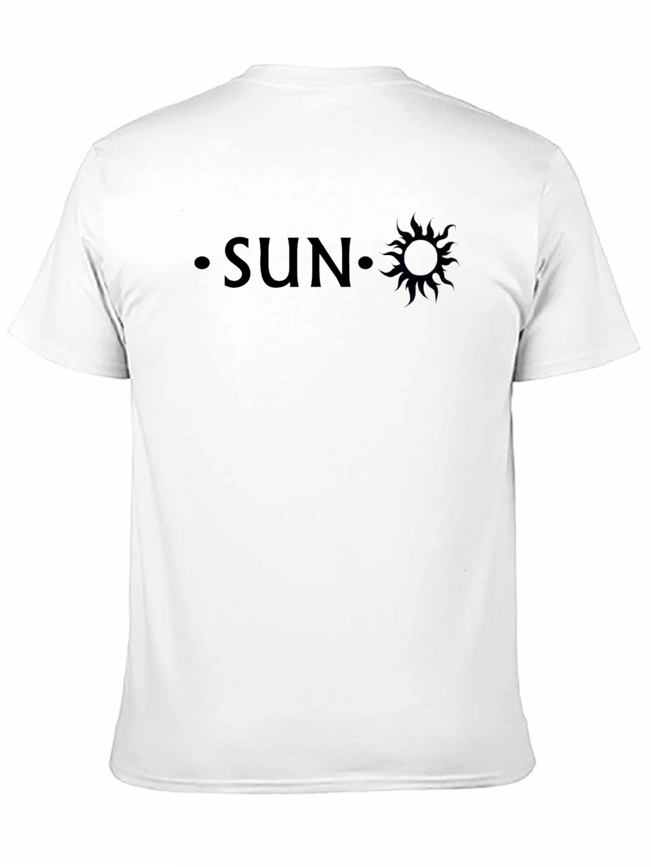 SUN Graphic Tee - Classic Black Crew Neck T-Shirt