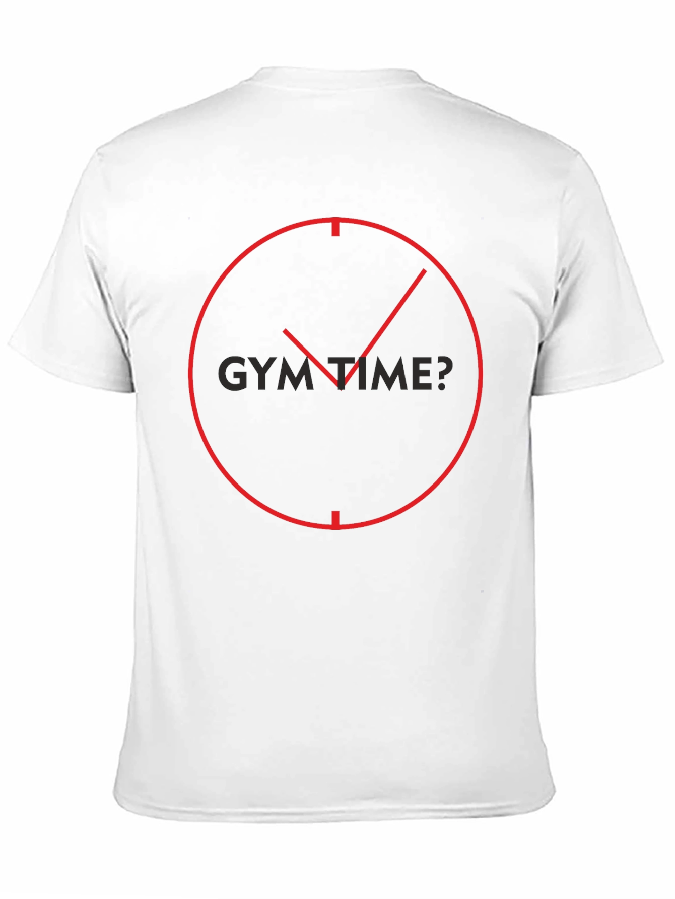 Gym Time? Black Graphic Tee