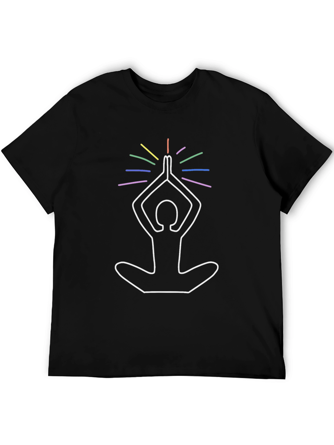 Yoga Pose Graphic Print Tee