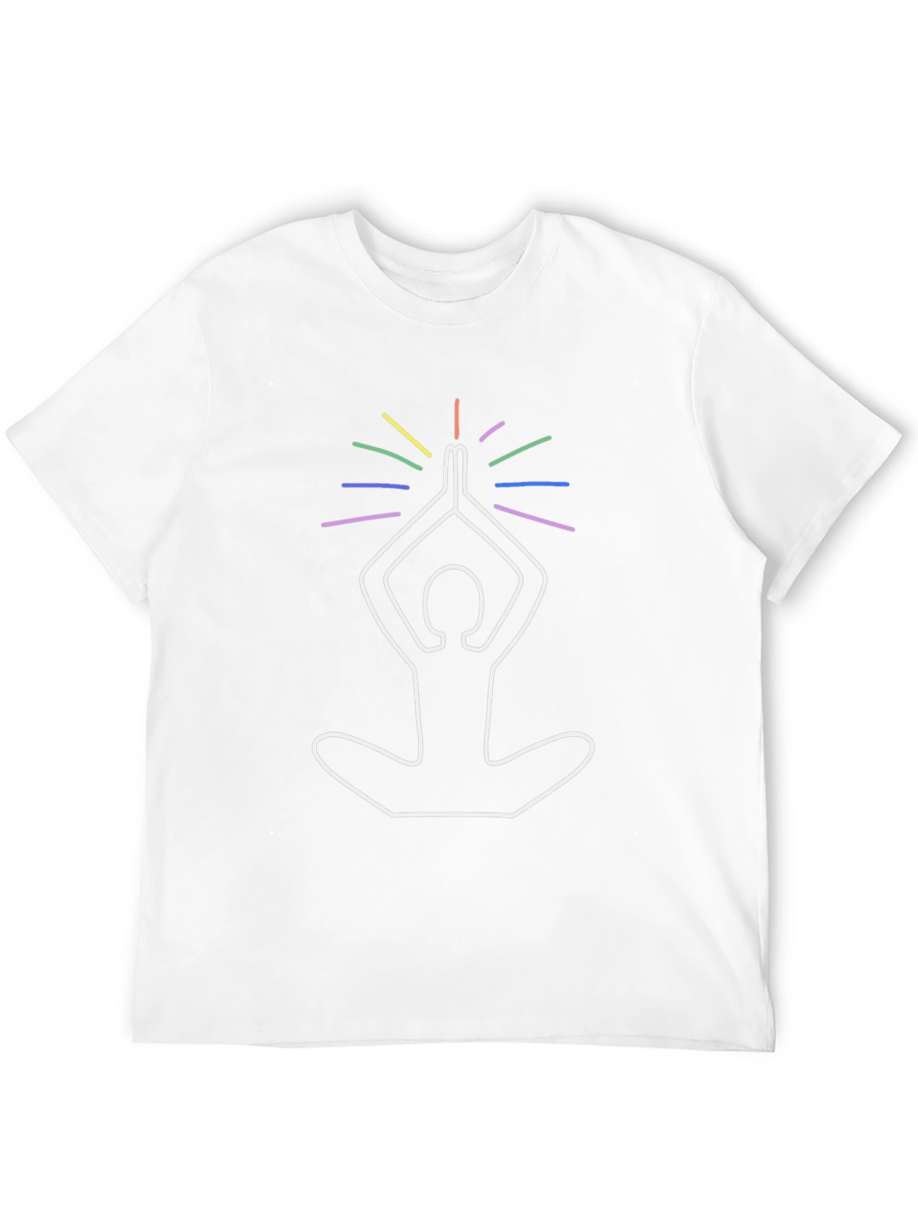 Yoga Pose Graphic Print Tee