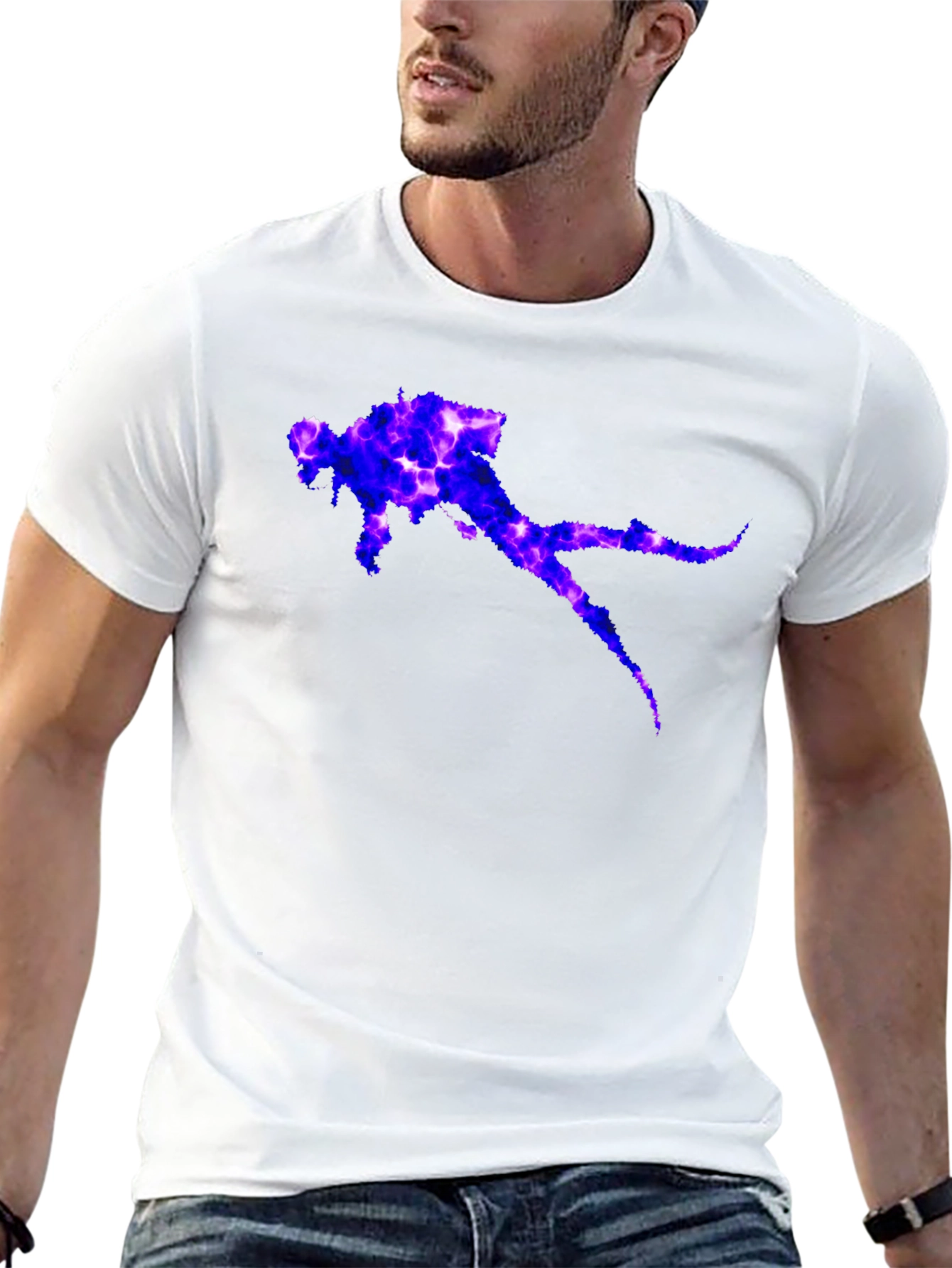 Diver Graphic T-Shirt - Black Casual Tee
