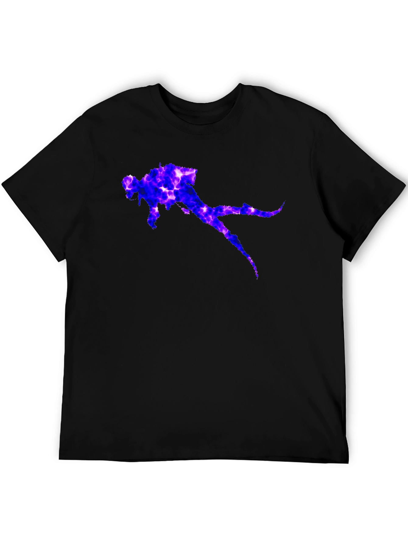 Diver Graphic T-Shirt - Black Casual Tee