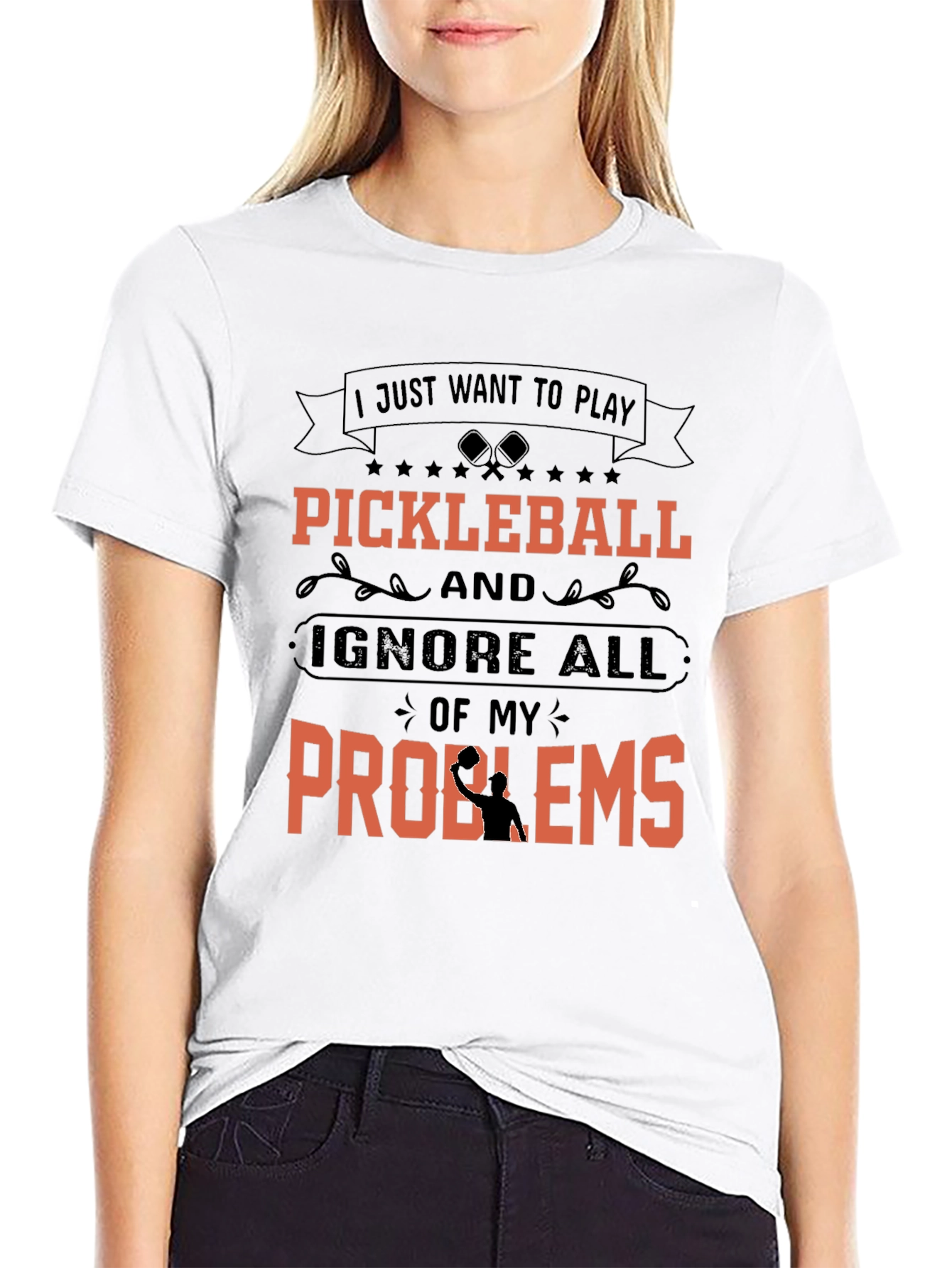 Pickleball Player Graphic Tee