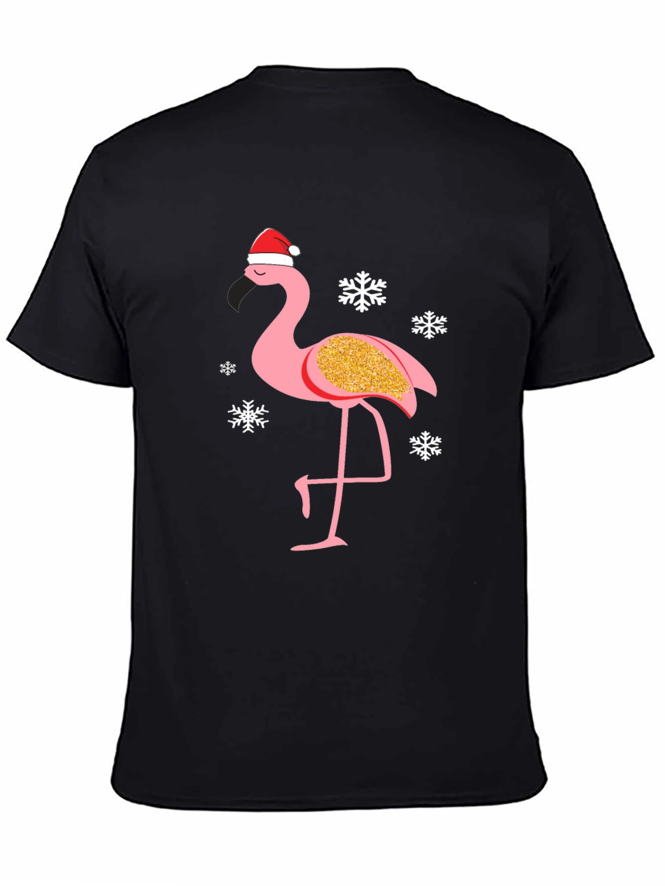 Festive Flamingo T-Shirt: Christmas Holiday Tee