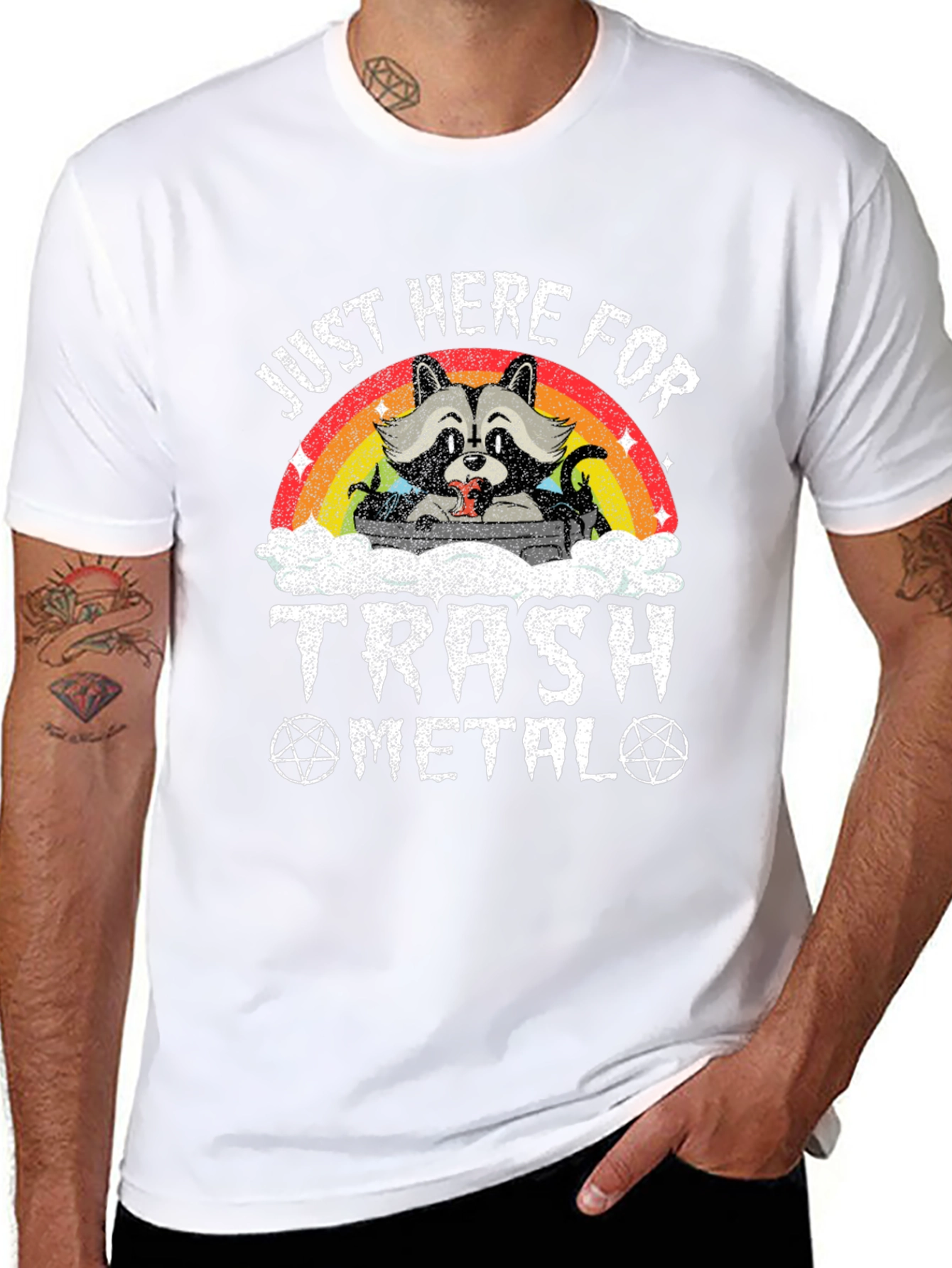 Trash Metal Raccoon T-Shirt