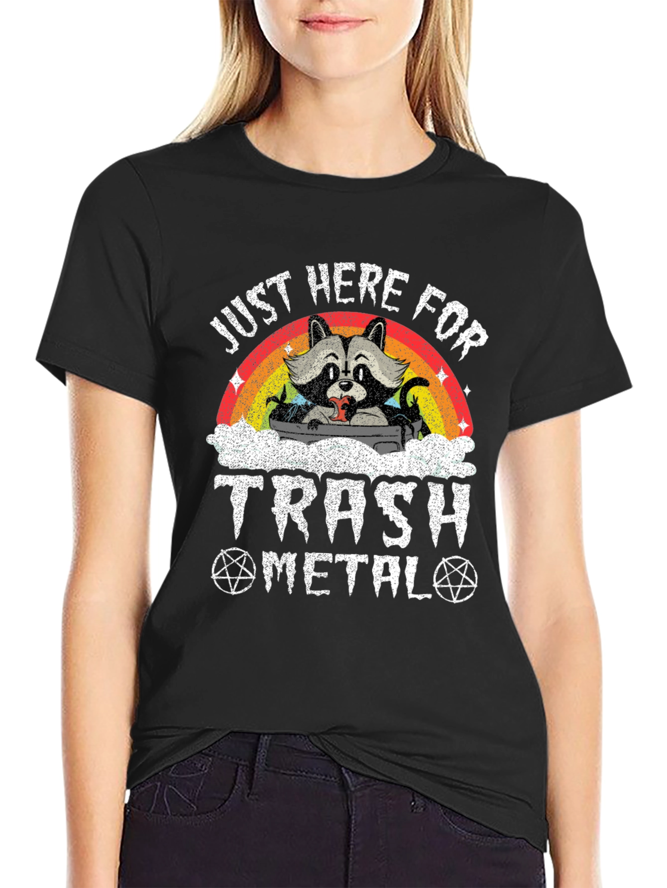 Trash Metal Raccoon T-Shirt