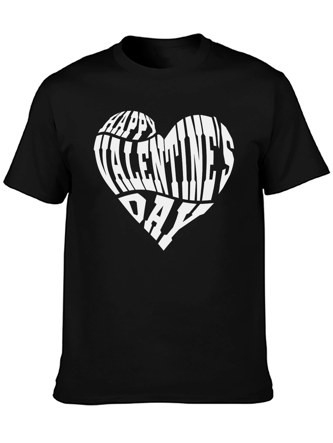Happy Valentines Day Heart Graphic T-Shirt