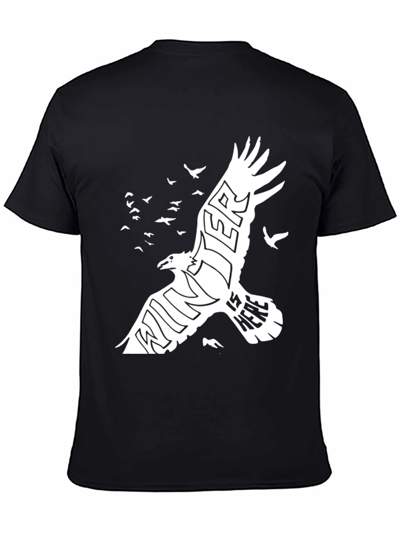 Winter is Here Graphic Black Tee