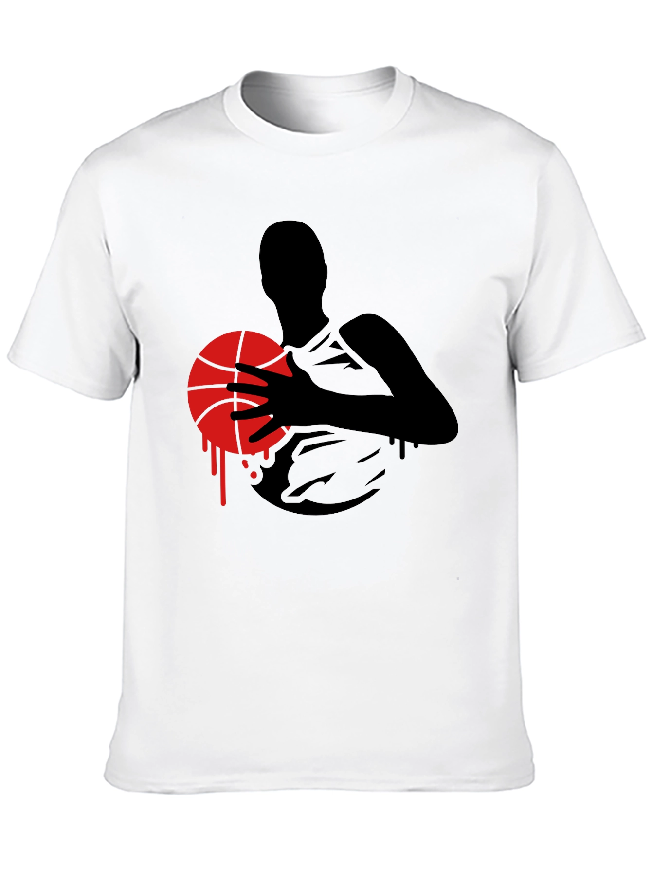 Basketball Silhouette Graphic Tee