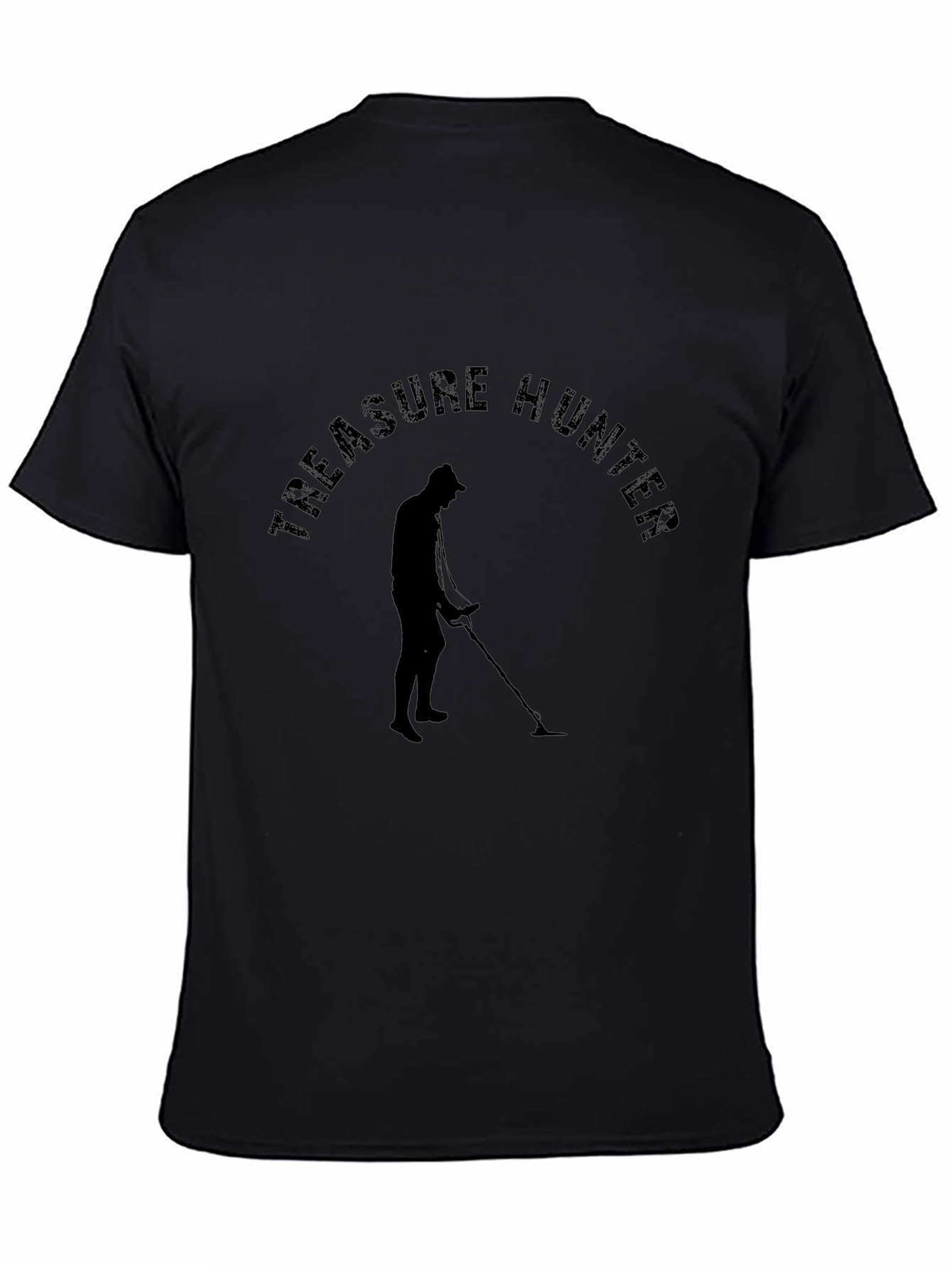 Treasure Hunter Graphic T-Shirt - Black