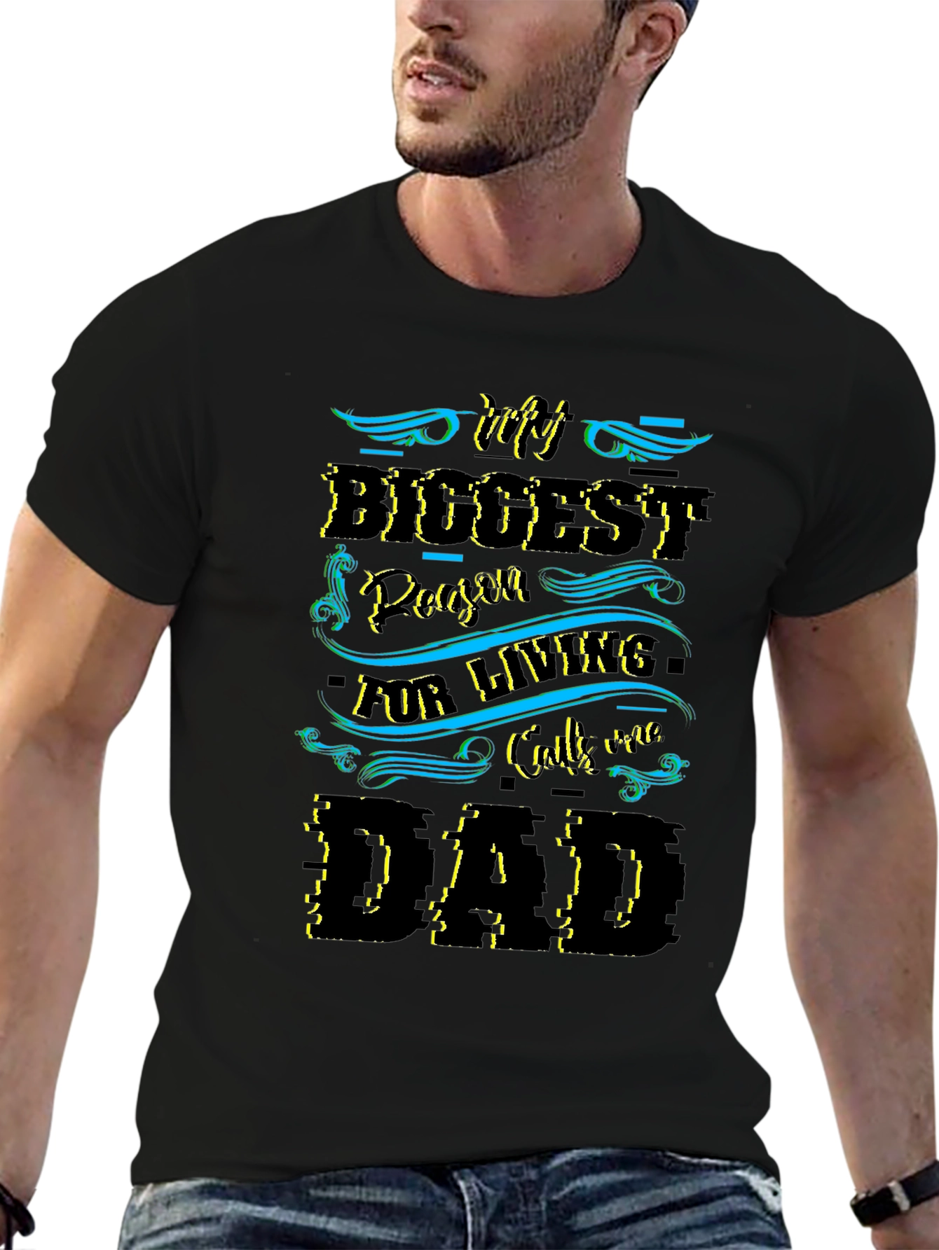 My Biggest Reason Calls Me Dad - T-Shirt