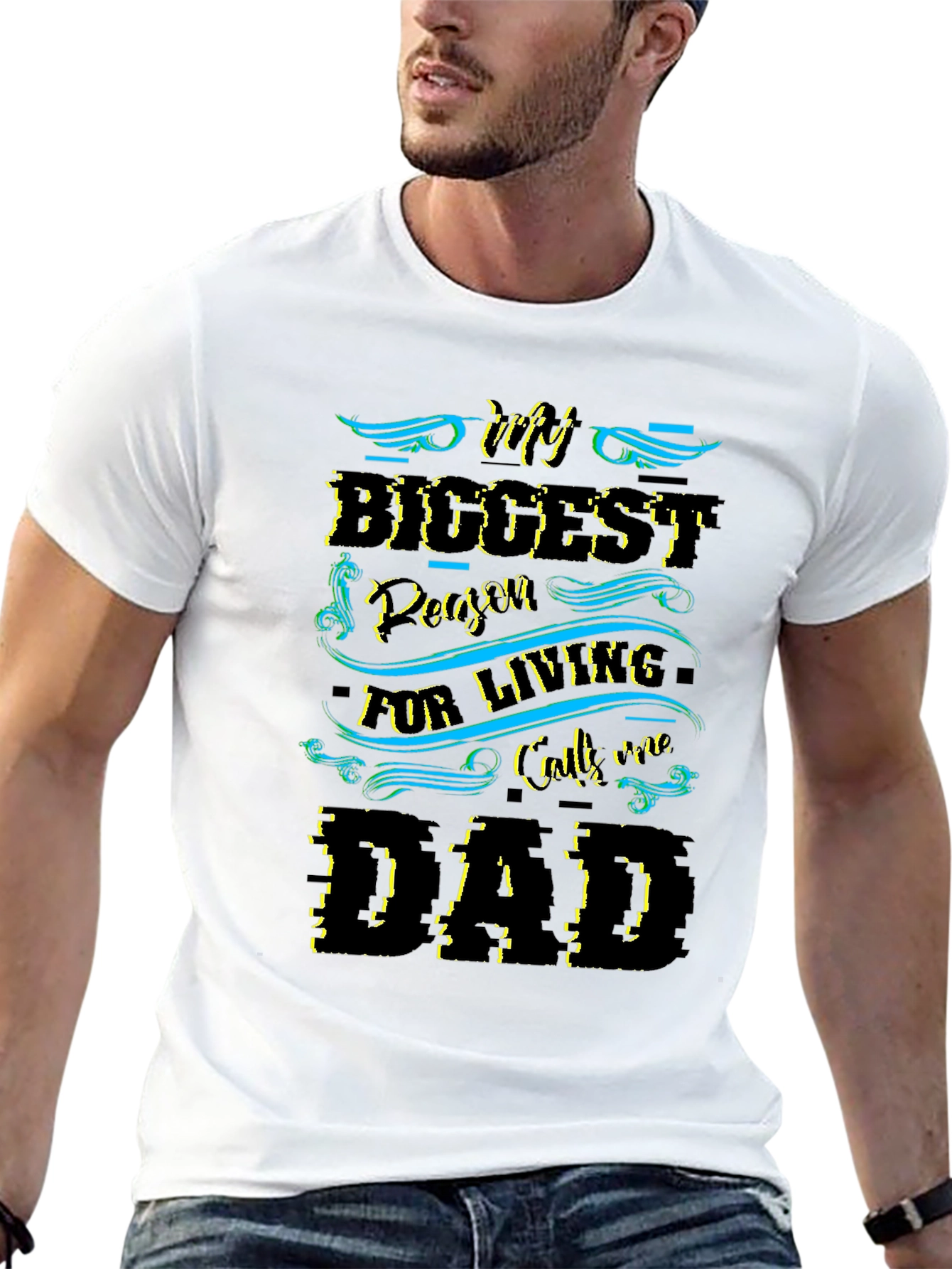 My Biggest Reason Calls Me Dad - T-Shirt