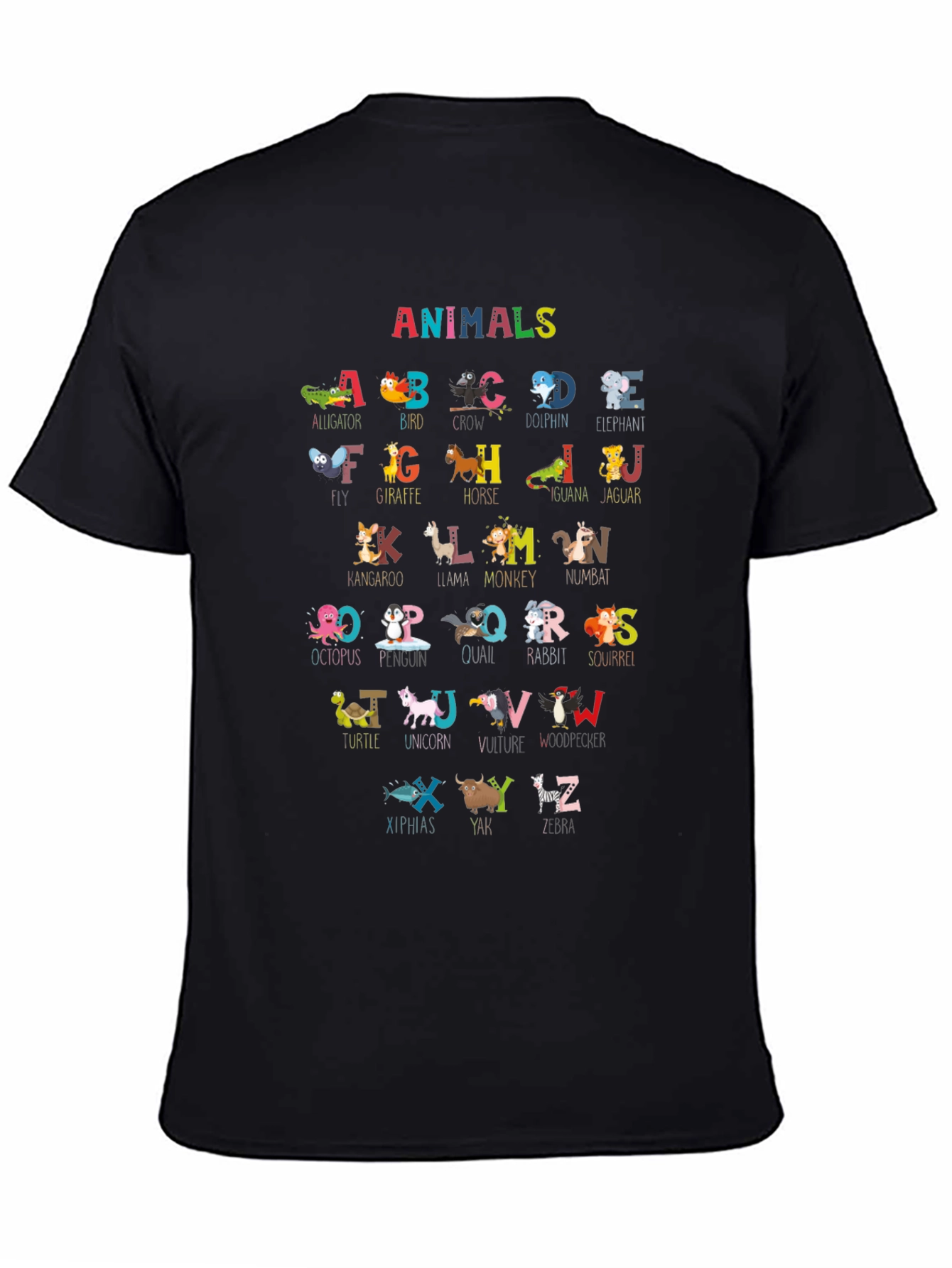 Animal Alphabet Kids T-Shirt