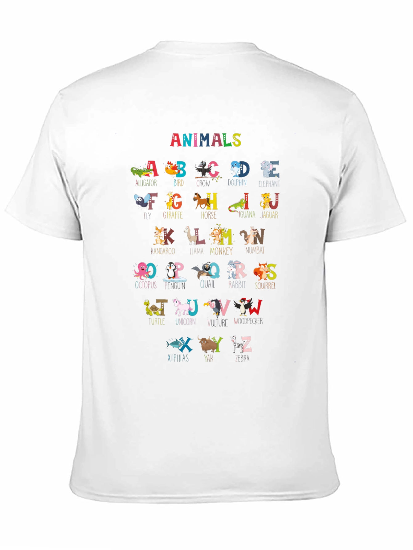 Animal Alphabet Kids T-Shirt