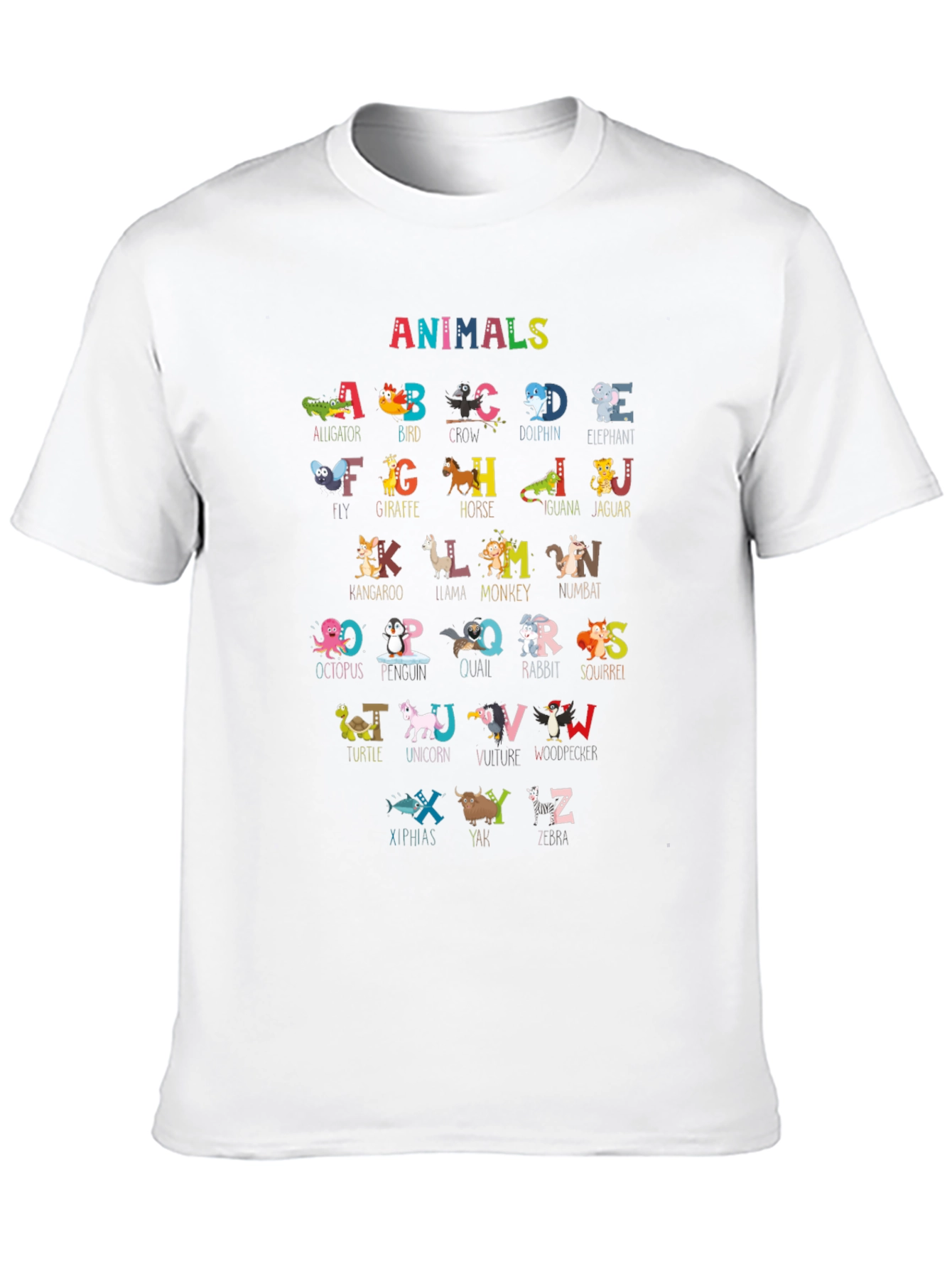 Animal Alphabet Kids T-Shirt