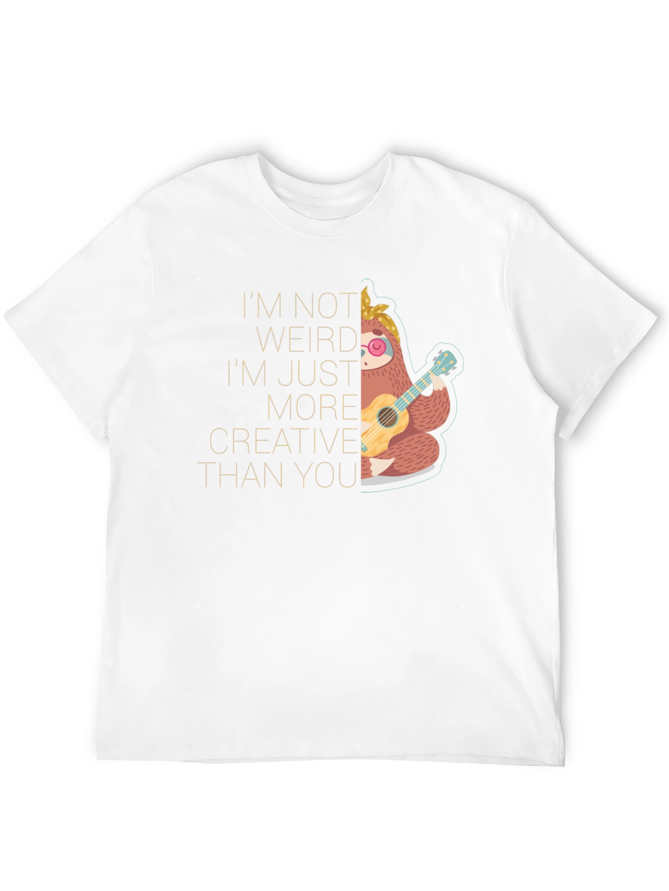 Creative Sloth T-Shirt - Unique Graphic Tee
