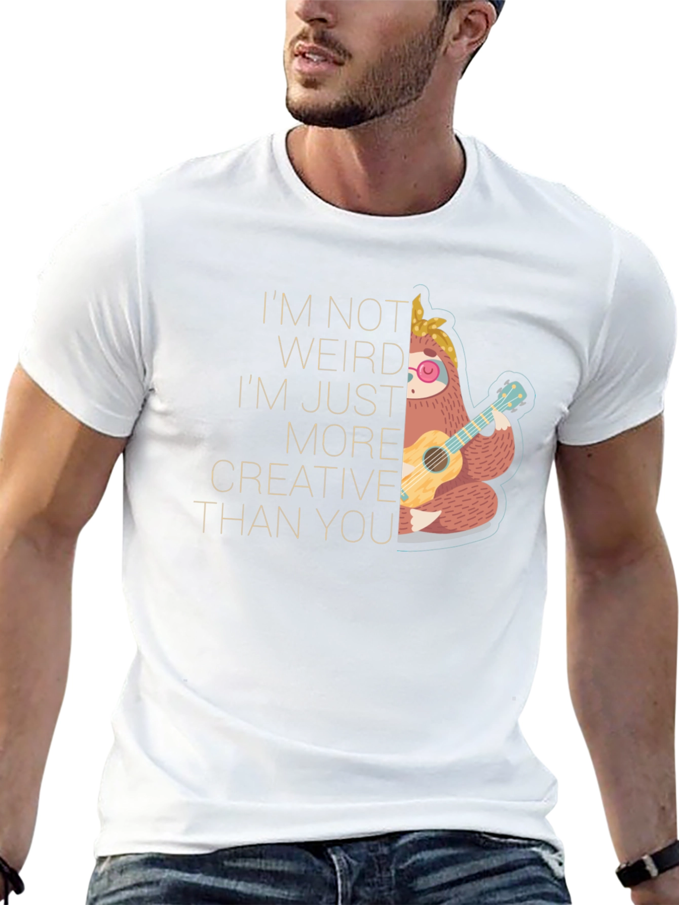Creative Sloth T-Shirt - Unique Graphic Tee