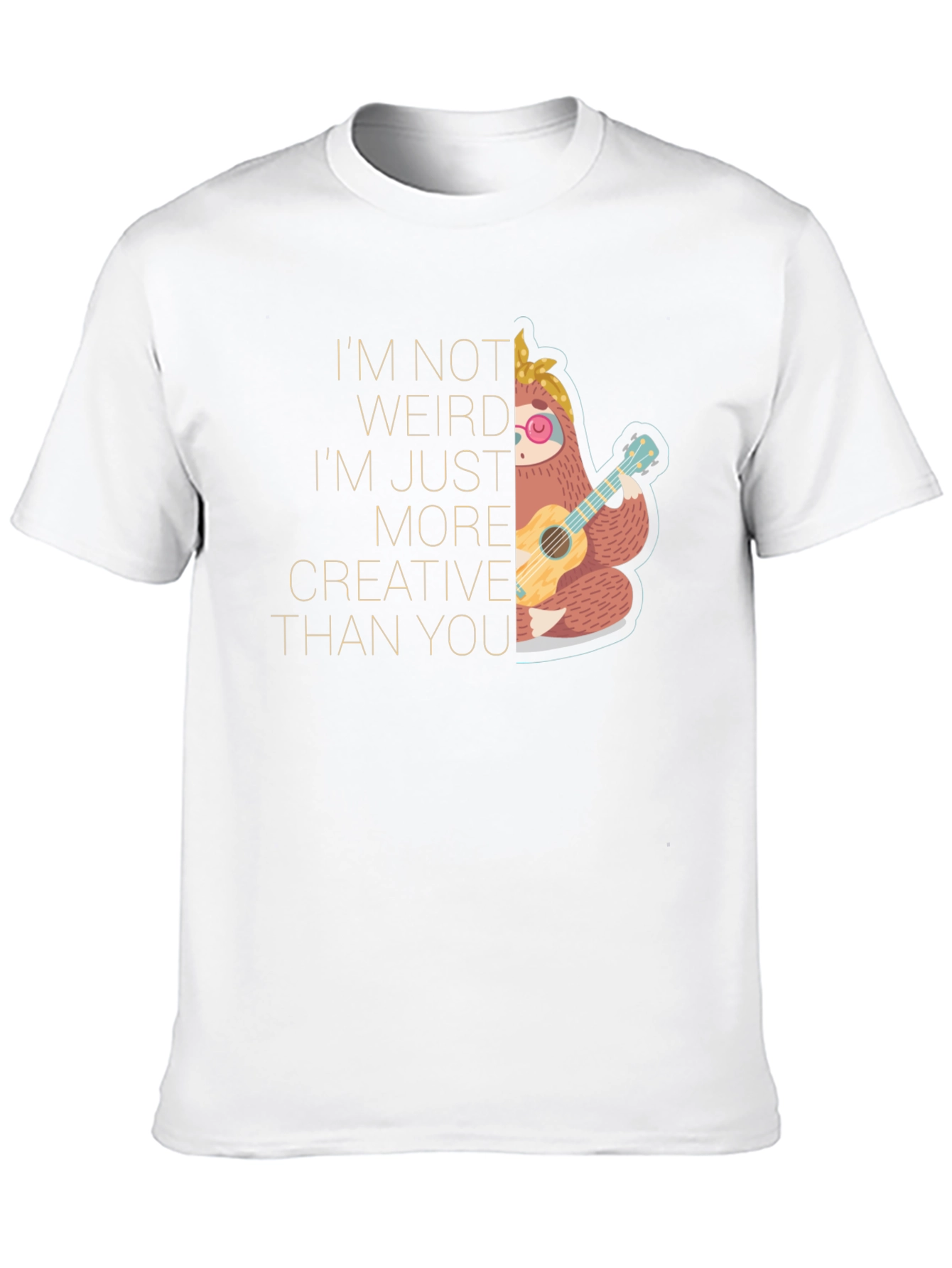 Creative Sloth T-Shirt - Unique Graphic Tee