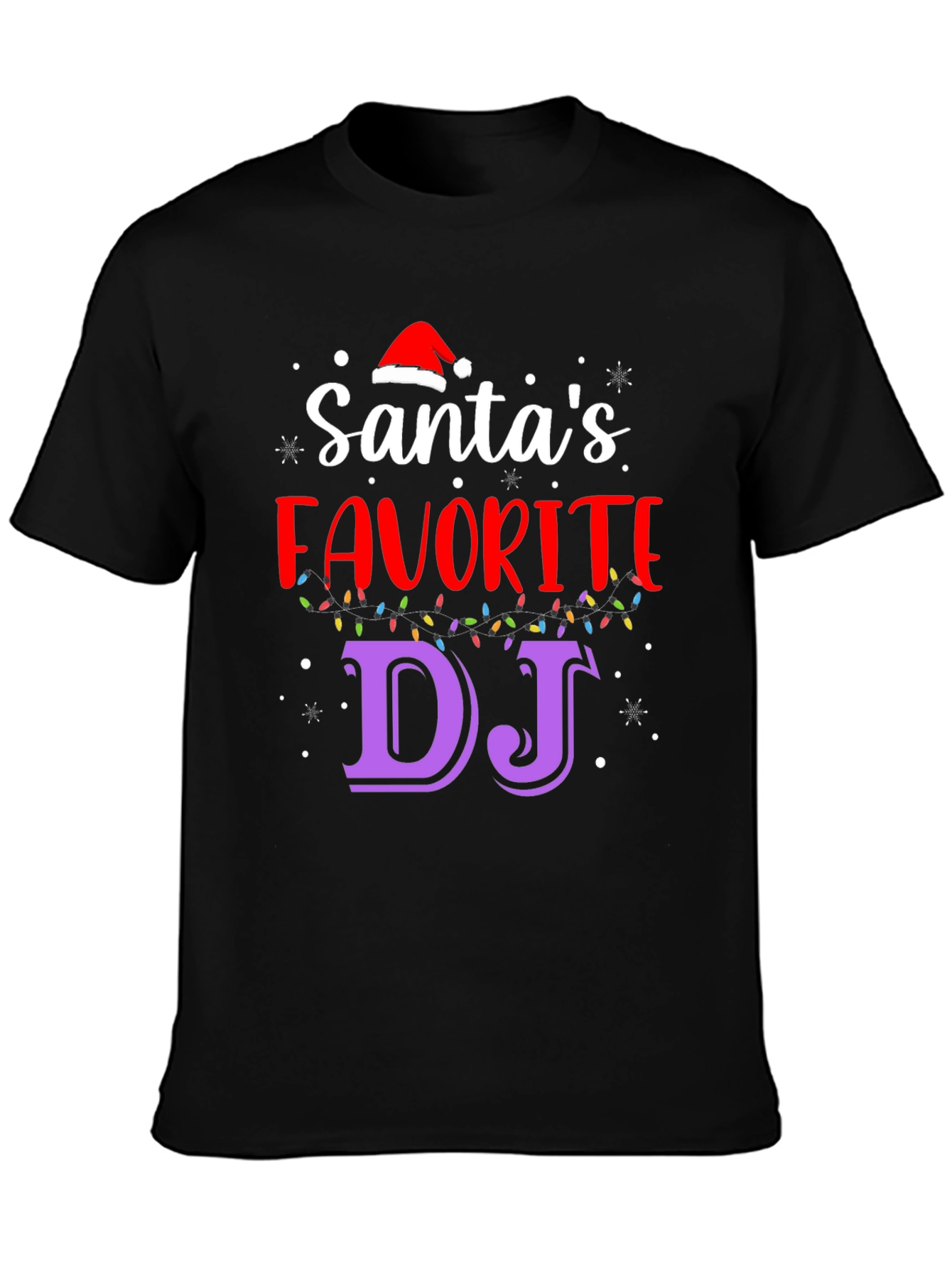 Santas Favorite DJ T-Shirt