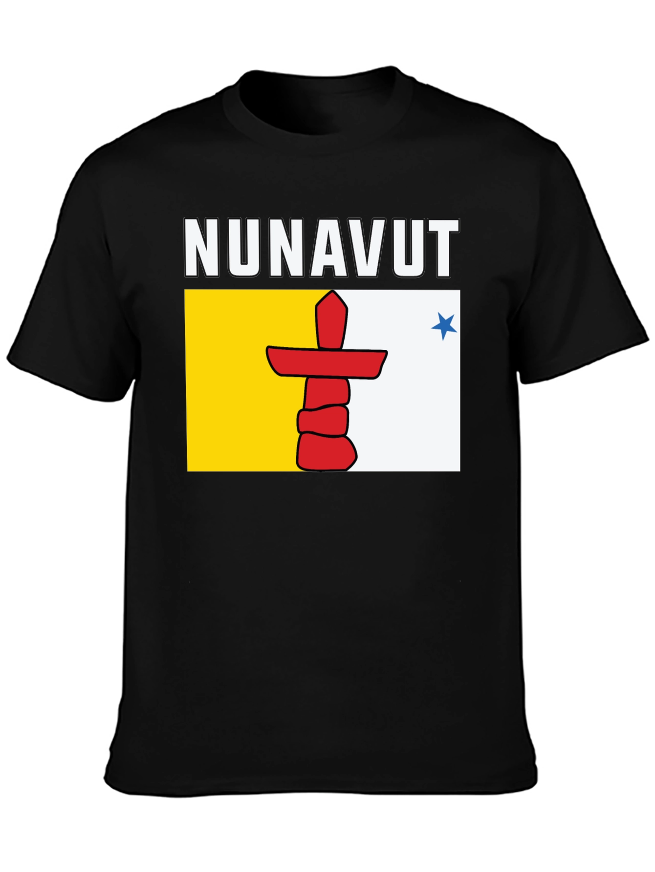 Nunavut Flag T-Shirt - Stylish Graphic Tee