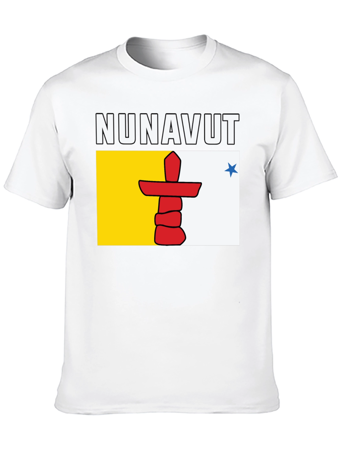 Nunavut Flag T-Shirt - Stylish Graphic Tee